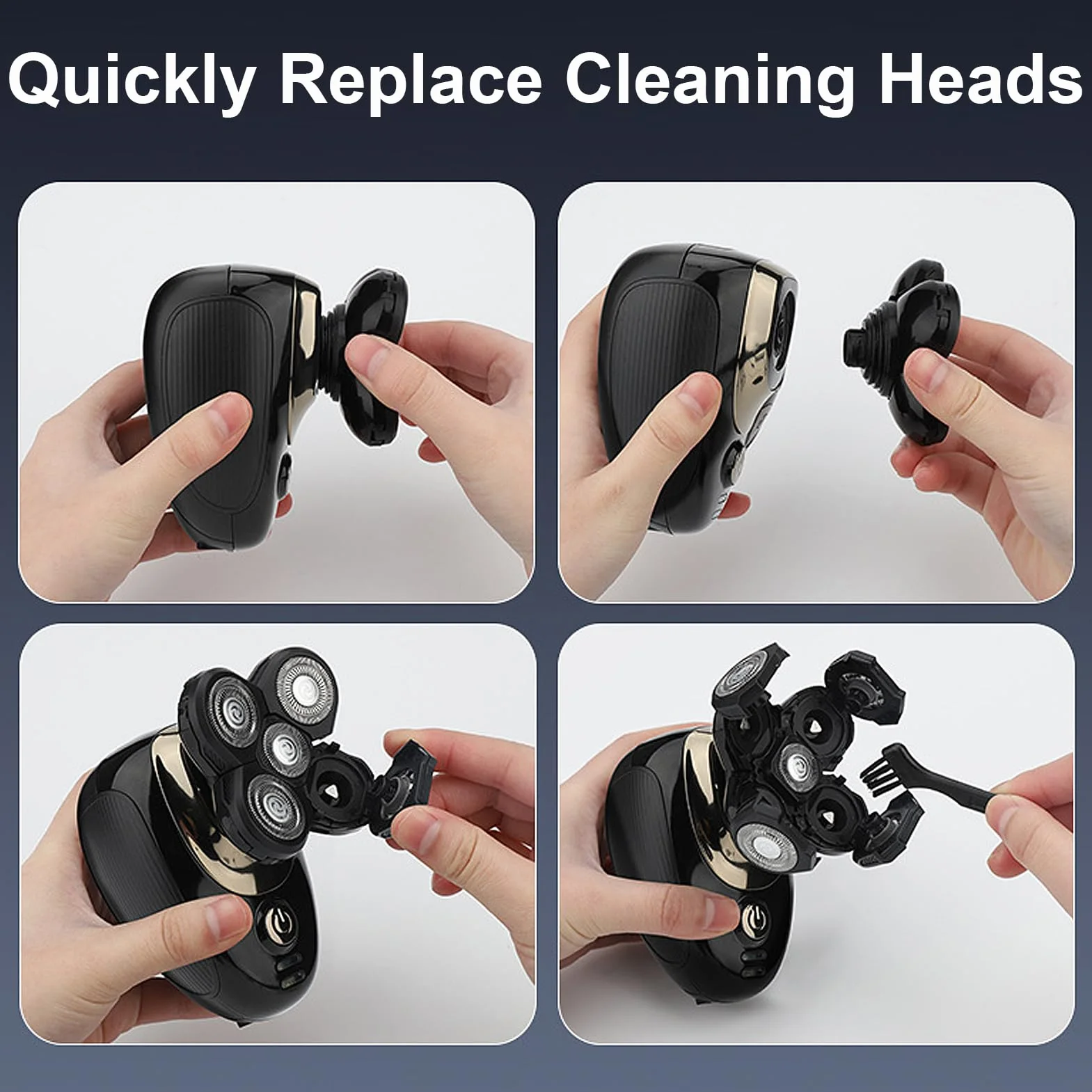 Ostrza zamienne do golarki kompatybilne z golarką Gilt Head dla mężczyzn, 5 ostrzy do golarki Remington REMINGTON XR1600, XR7000, RX5, RX7, XR1500