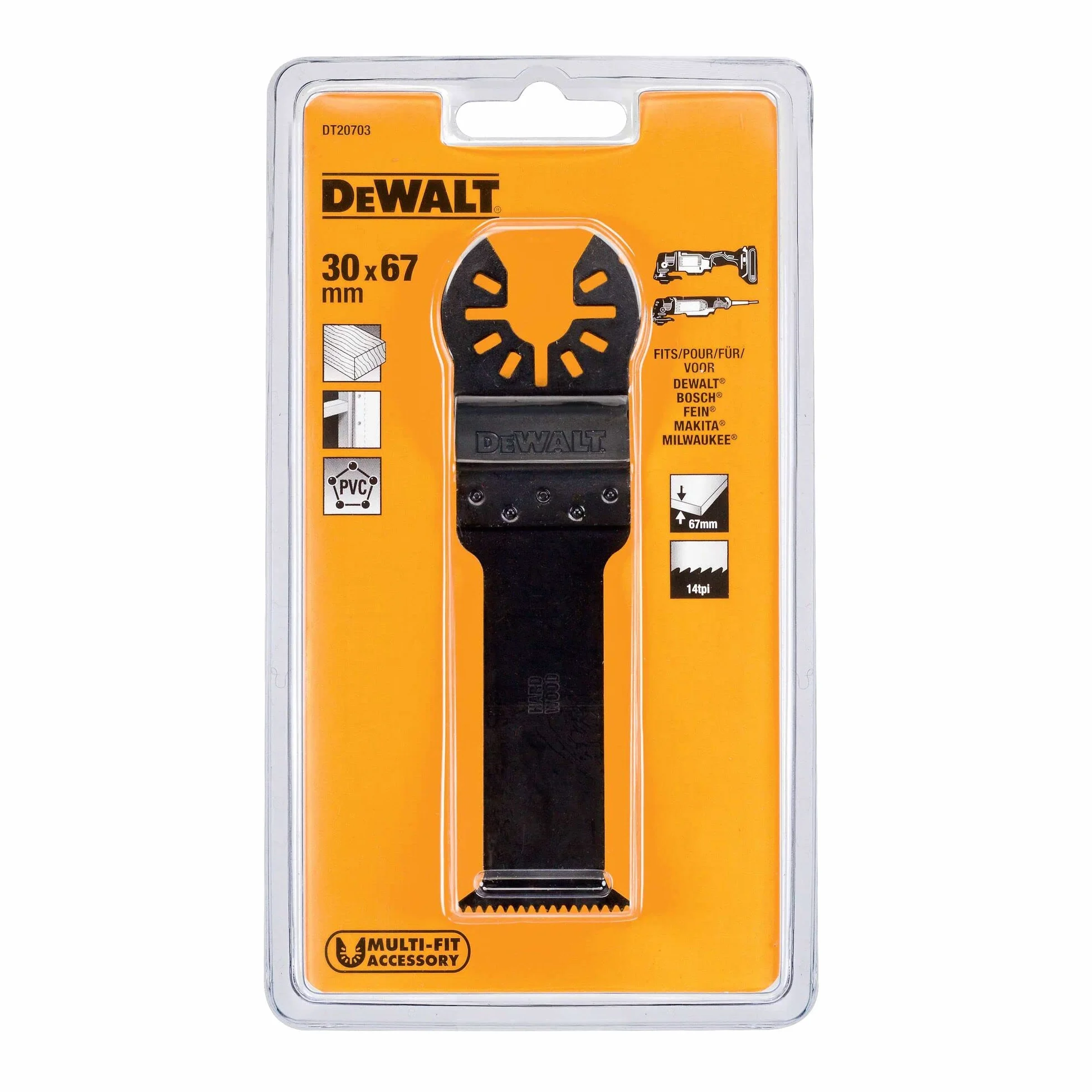 DeWalt DT20703-QZ wielofunkcyjne ostrze z twardego drewna