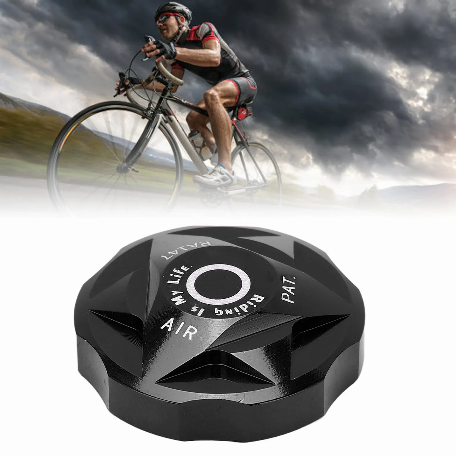 Osłona Zaworu Rowerowego, Przedni Widelec MTB ze Stopu Aluminium, Osłona Części Zamiennej, Akcesorium