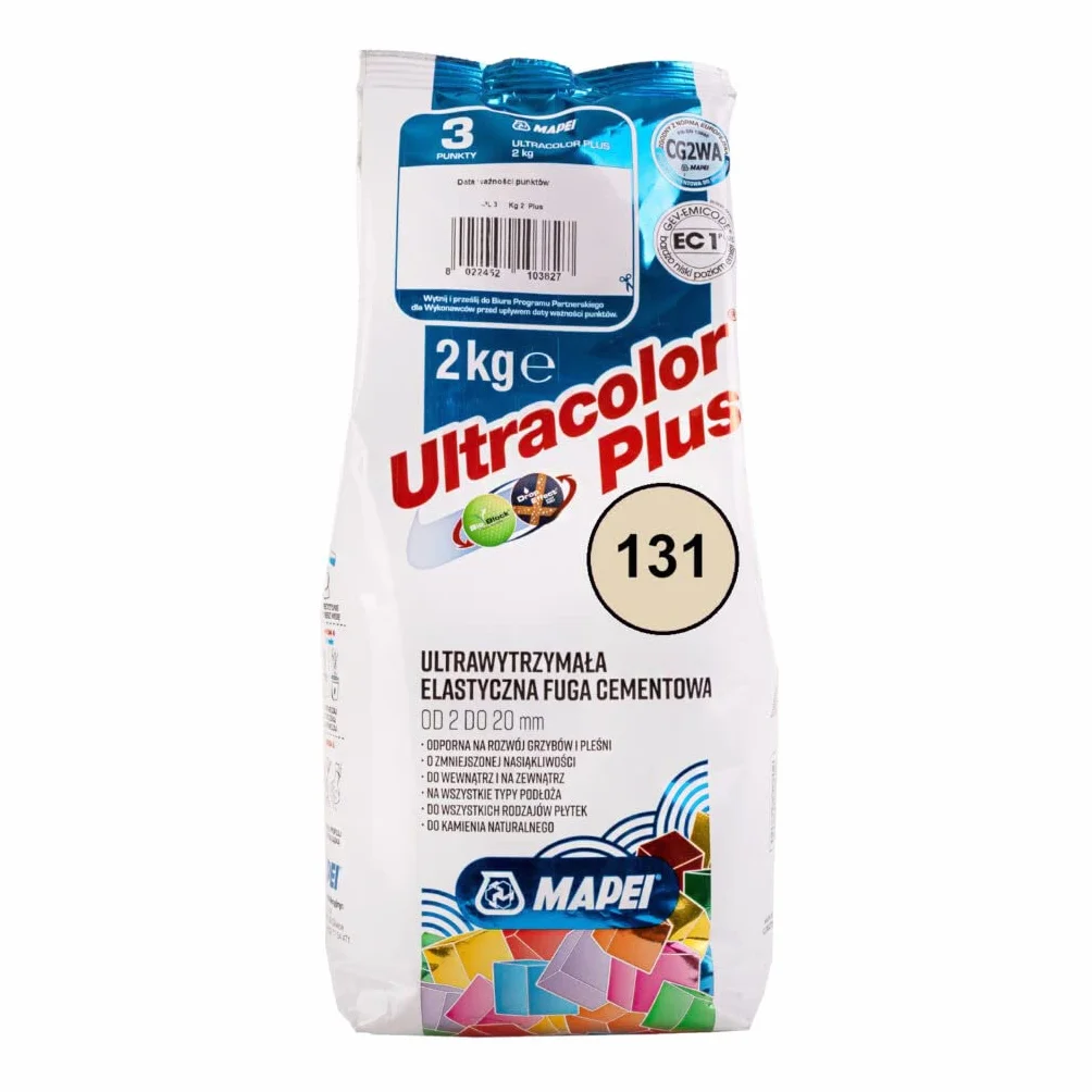 MAPEI ULTRACOLOR PLUS Fuga cementowa 2kg 131 wanilia