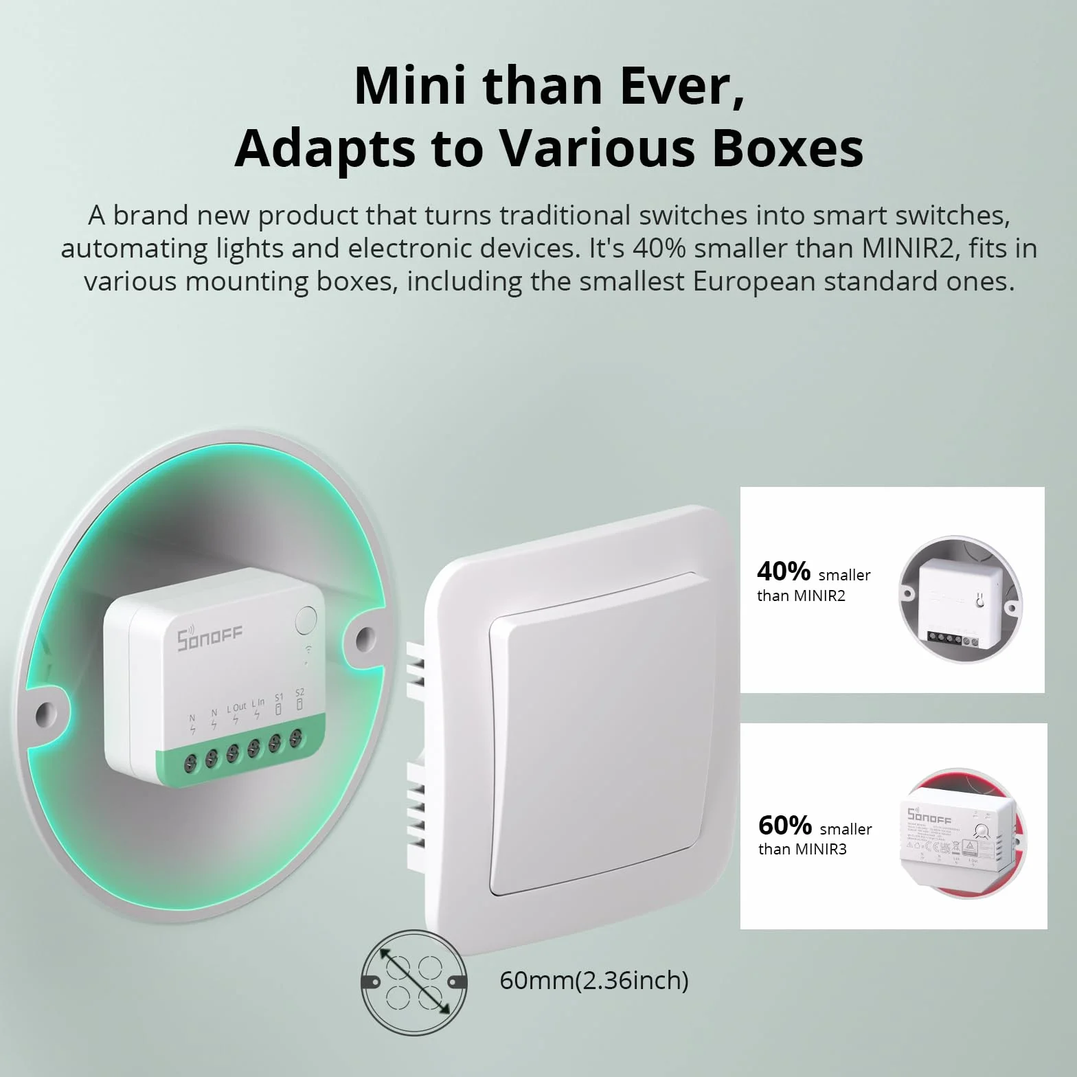 SONOFF MINI Extreme Wi-Fi Smart Switch MINIR4M