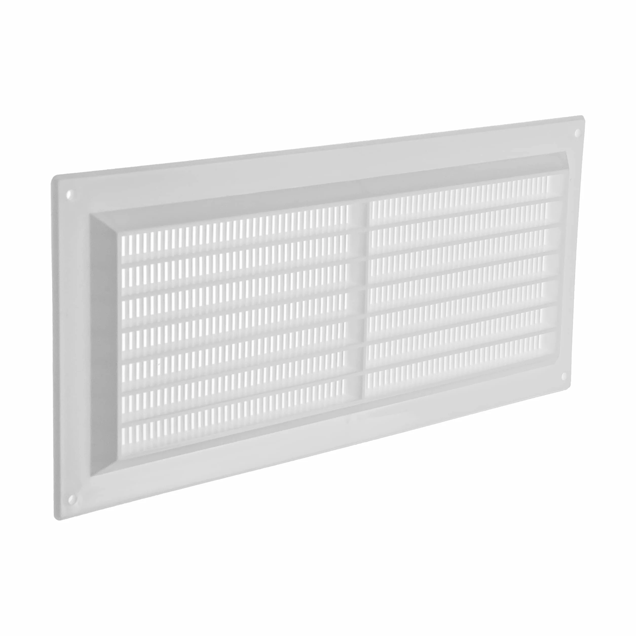 Prostokątna plastikowa osłona wentylacyjna 130 x 300 mm Vent Systems kratka ścienna HVAC
