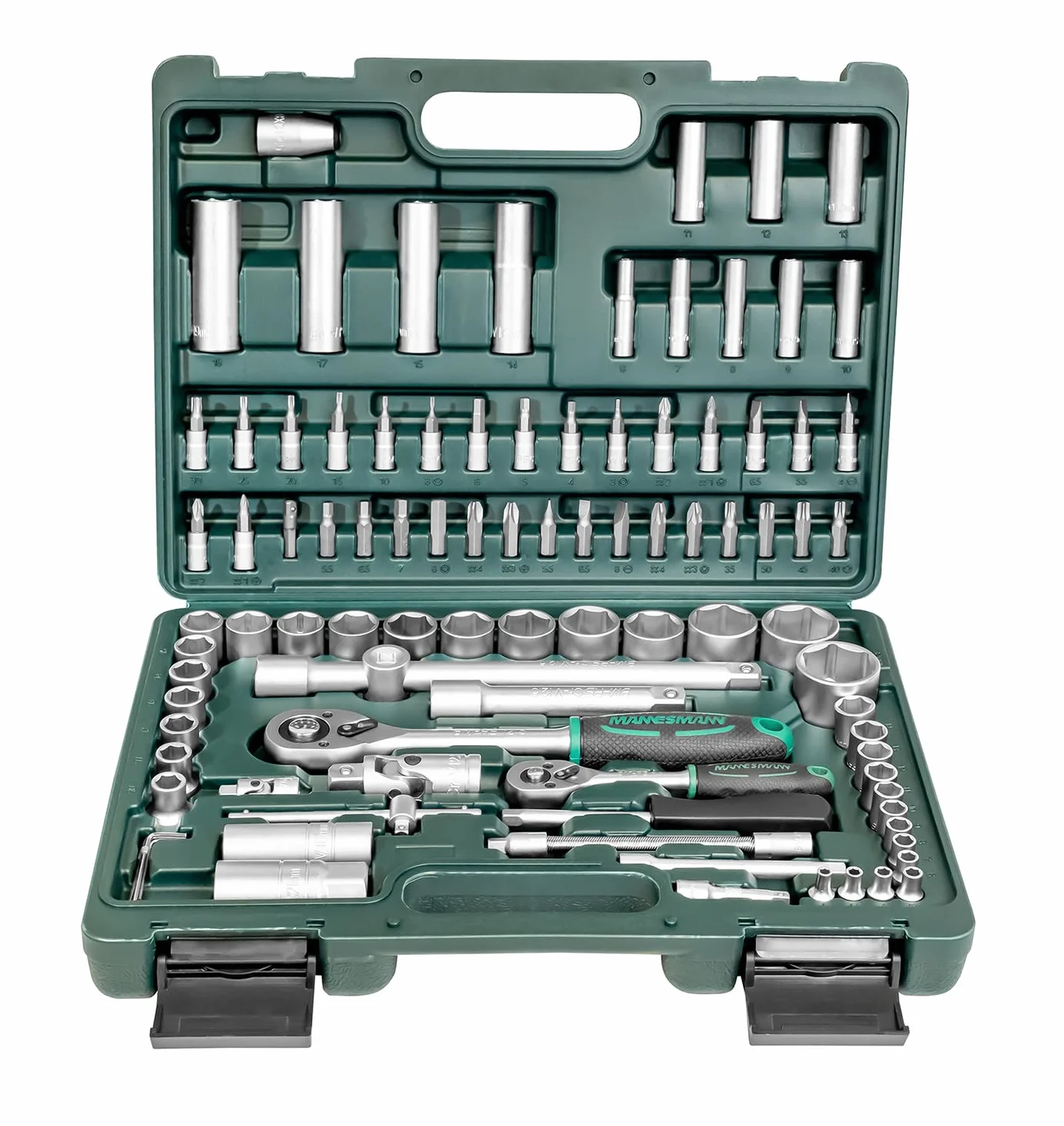 Mannesmann M98410 zestaw kluczy nasadowych 94-częściowy