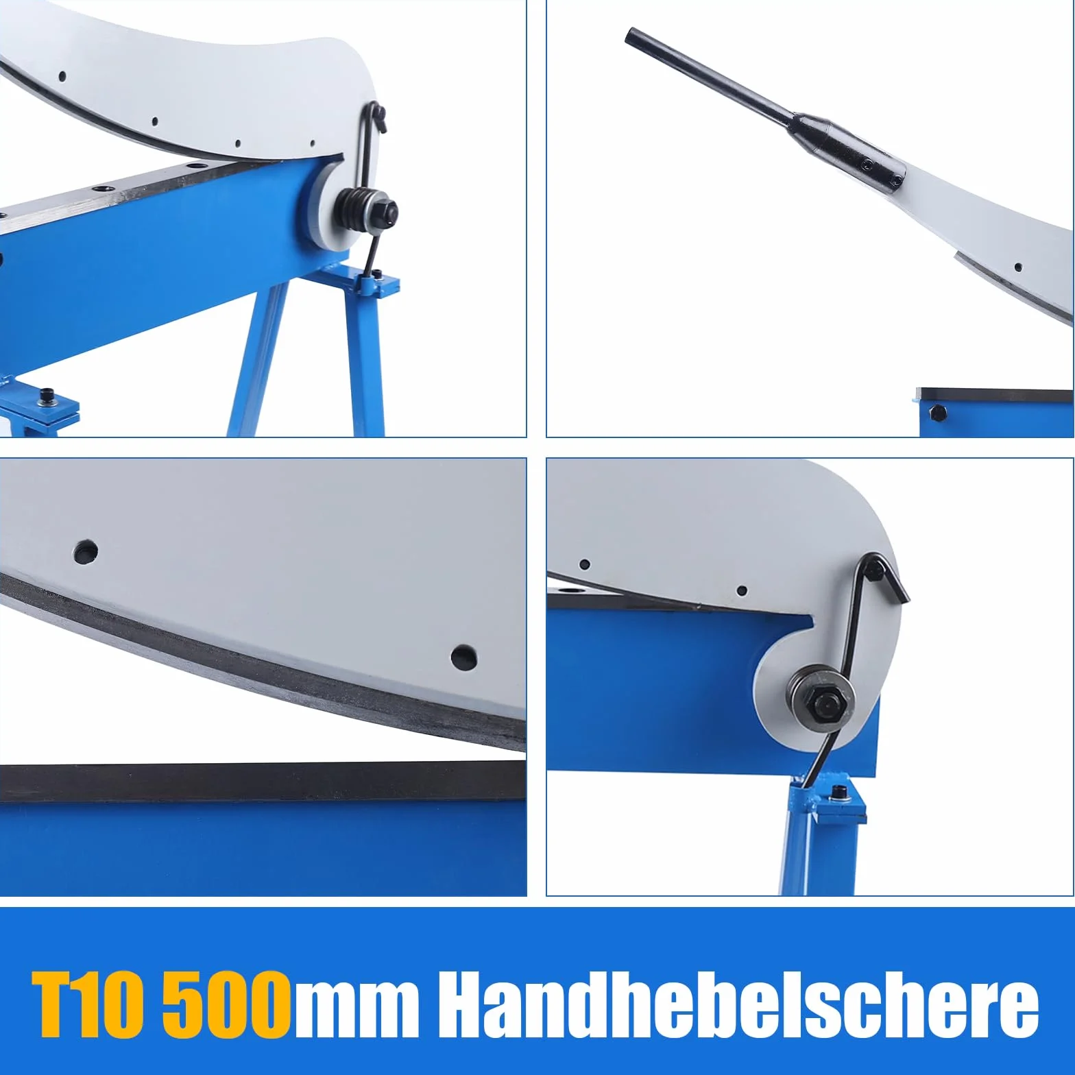Nożyce do blachy 500 mm T10 gilotynowe dźwigniowe