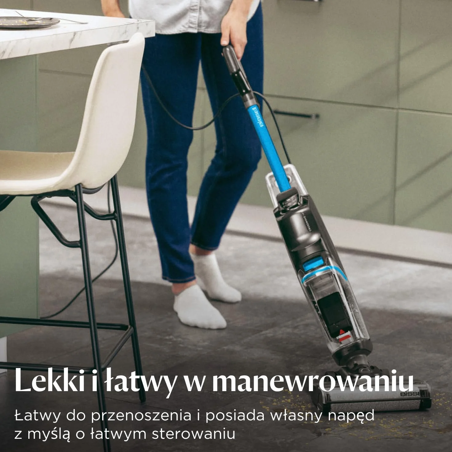 BISSELL CrossWave HF2 Odkurzacz Piorący na Mokro i Sucho 3845N