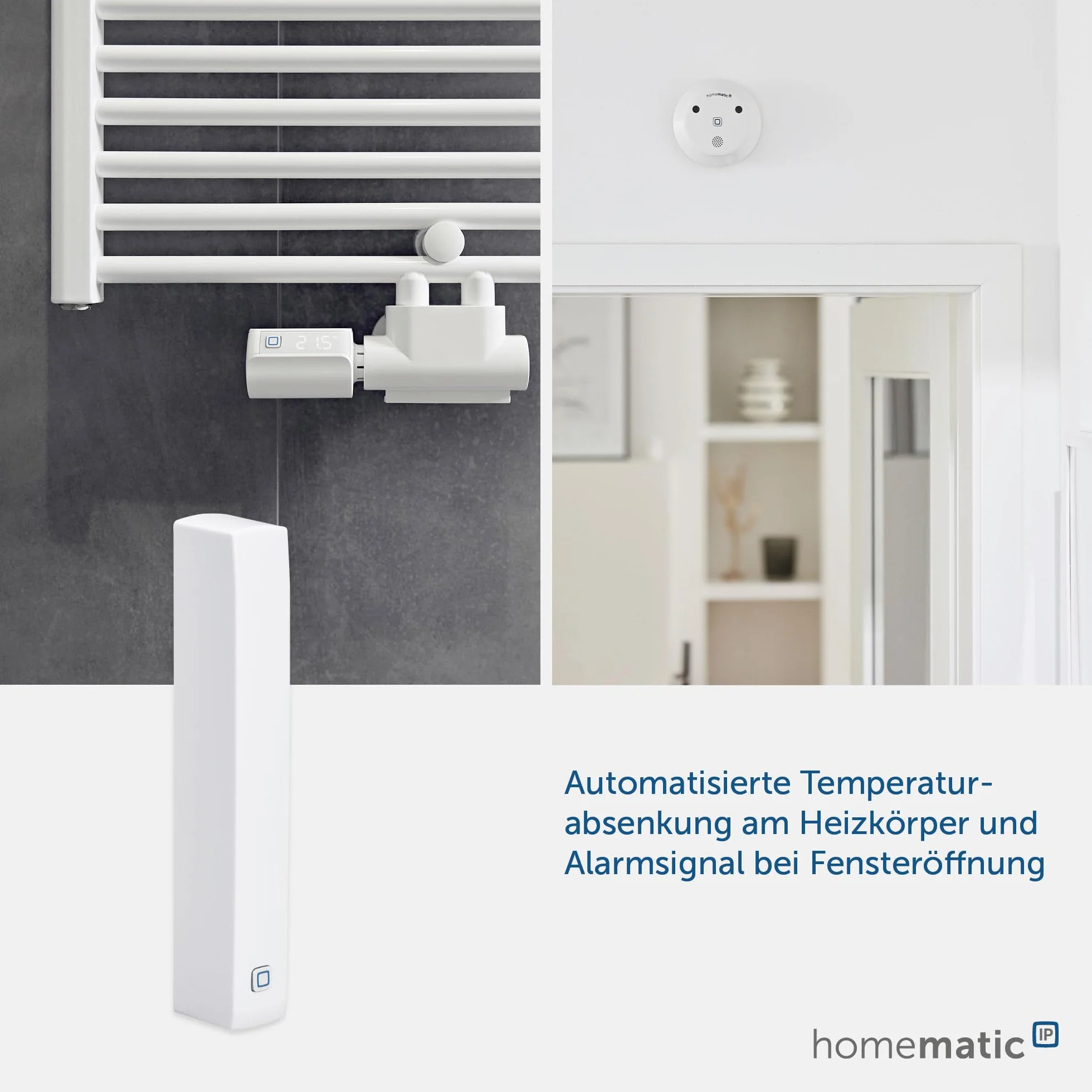 Homematic Ip Hmip-Sdo-2 HmIP-SWDO-2 Czujnik, Biały, ‎10,2 x 1,5 x 2 cm; 30 g