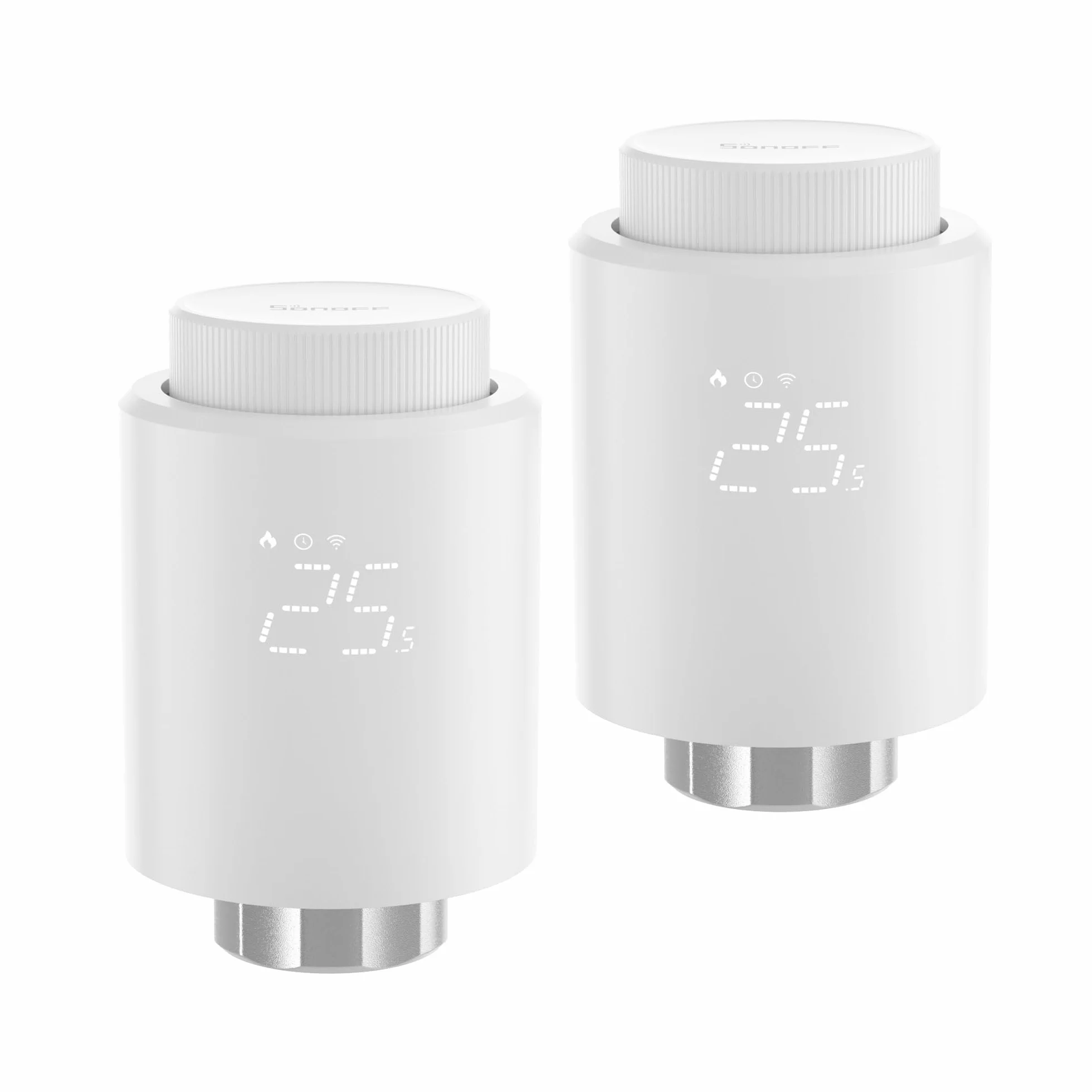 SONOFF TRVZB Zigbee Termostatyczny Zawór Grzejnikowy Inteligentny Termostat z Aplikacją Kompatybilny z Alexa Home Assistant 6 Adapterów