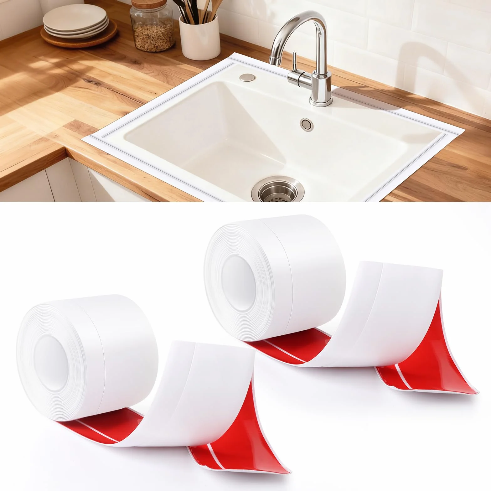 Listwa przypodłogowa z miękkiego PVC 5 m 50 x 20 mm wodoodporna biała