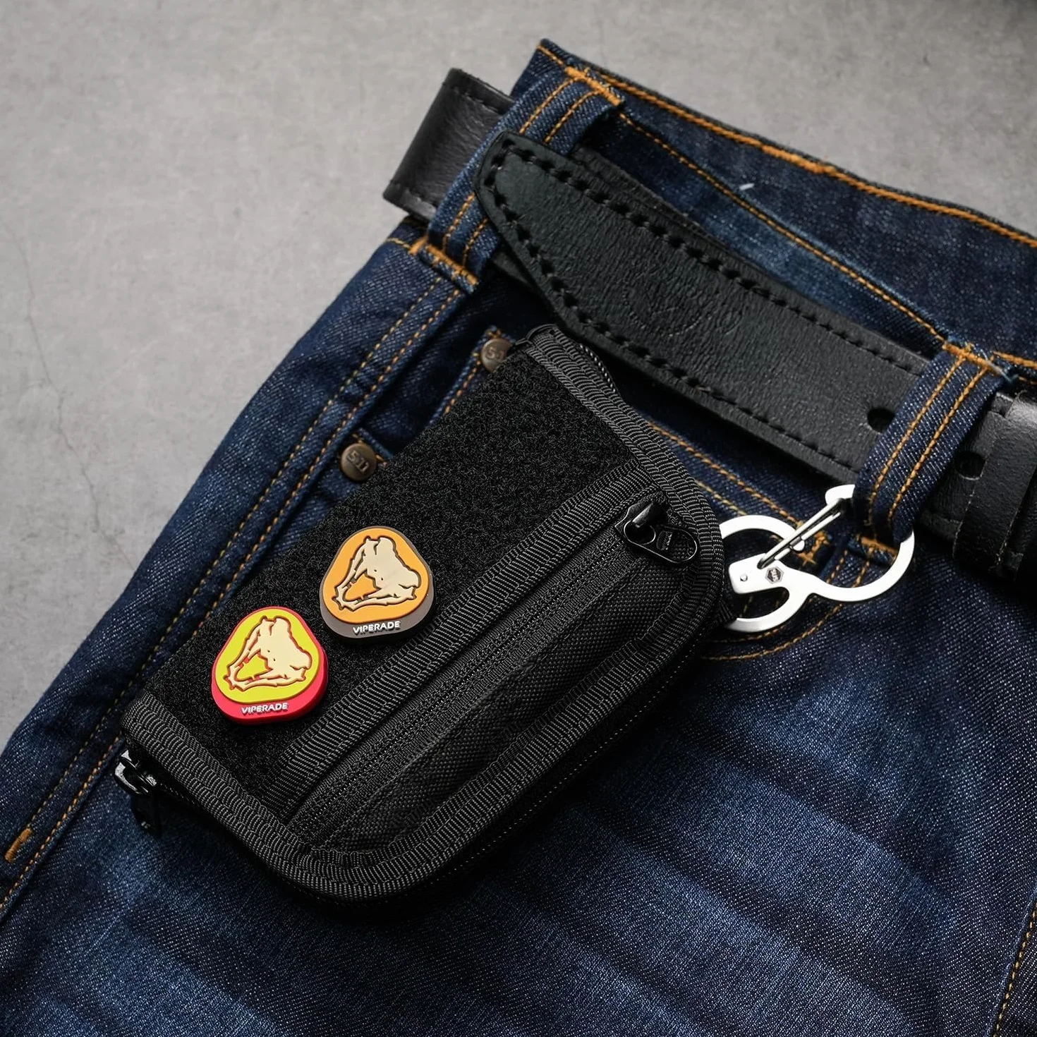 VIPERADE VE21 EDC Pouch – mała torebka EDC z 9 przegrodami, organizer na narzędzie wielofunkcyjne z rzepem