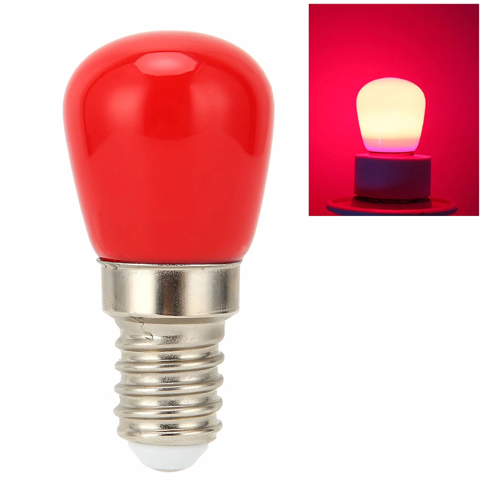 Yinhing Żarówka LED E14 3W 350 Lm 360 Stopni Bez Migotania czerwony
