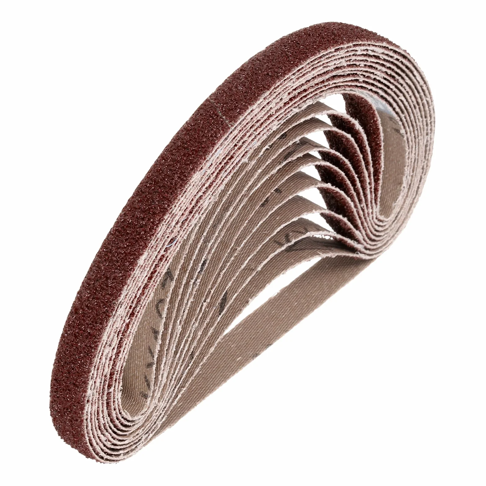 QUARKZMAN Taśmy ścierne 13 mm x 457 mm 36 ziarna 20 sztuk papier ścierny tlenek glinu