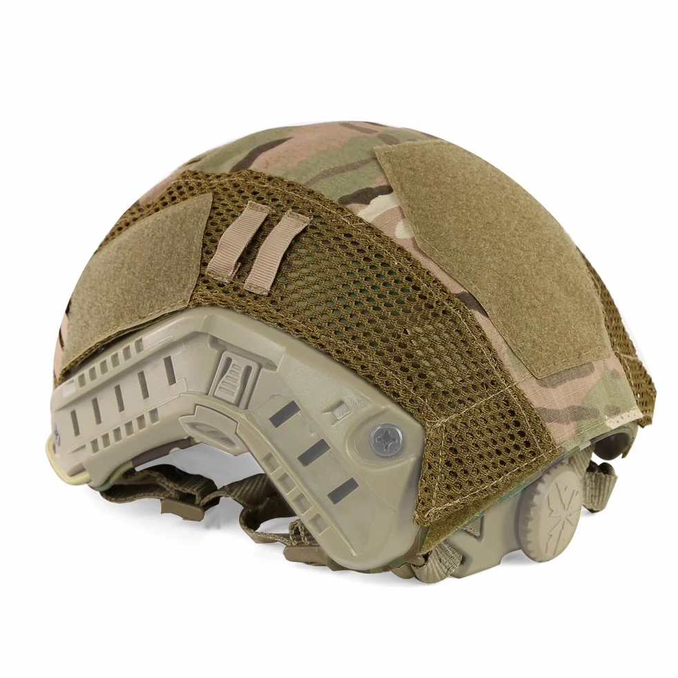 Pokrowiec na kask kamuflażowy do taktycznej wojskowej walki MH/PJ/BJ typ szybki kask airsoft paintball myśliwski sprzęt strzelecki
