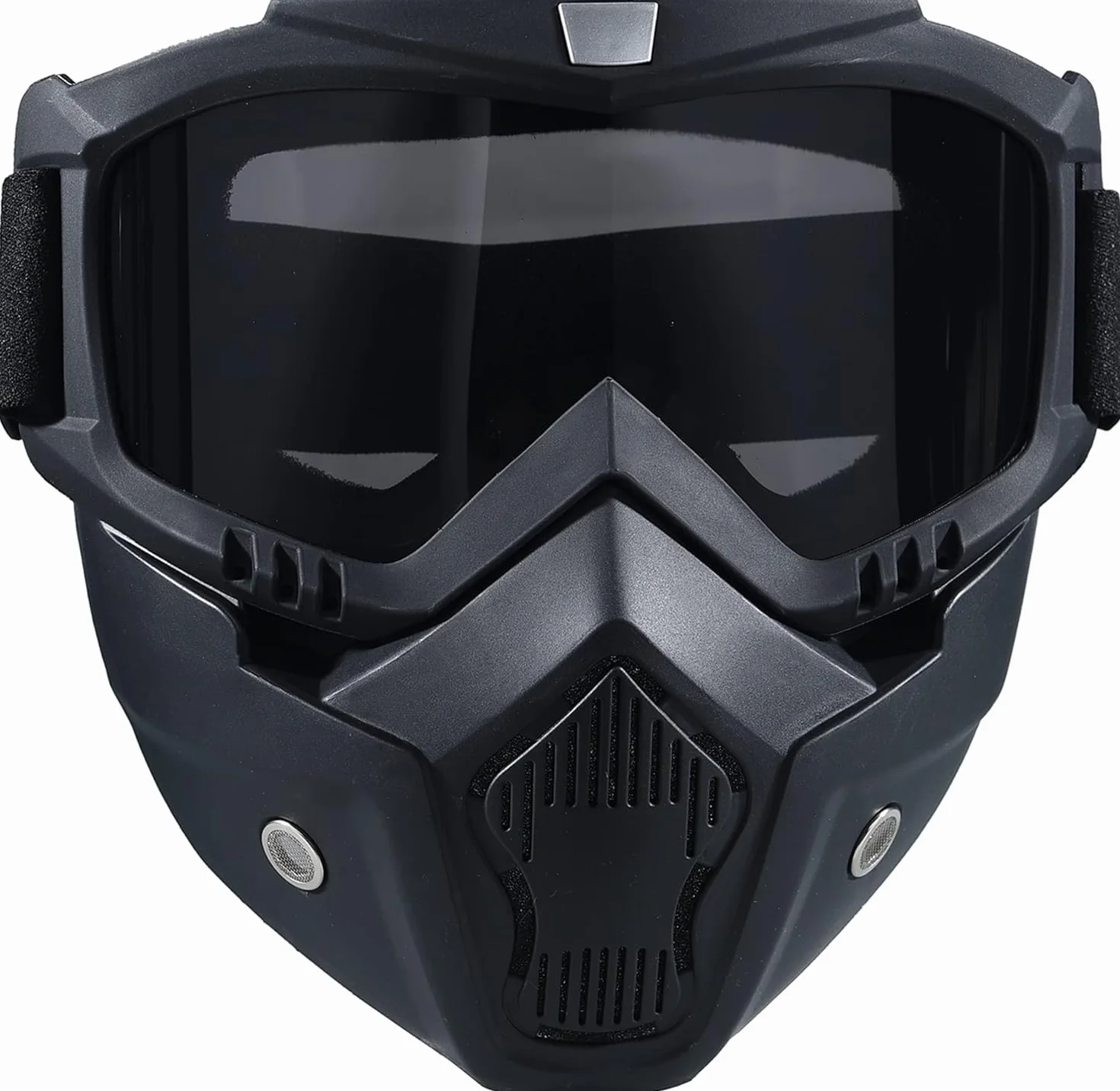 Airsoft, Paintball Full FaceTactical maska, zdejmowana maska z goglami, do jazdy na motocyklu, jazdy na nartach, Halloween, CS do gry Cosplay