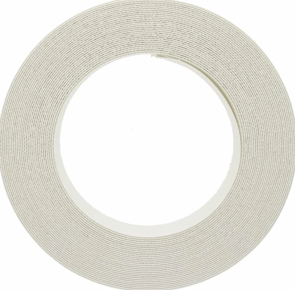 Perłowane białe obrzeże melaminowe, 50 mm, wstępnie przyklejona taśma fornirowa – rolka 7,5 m – naprasowanie dla łatwego nakładania DIY – zakryje krawędź standardowego panelu MDF