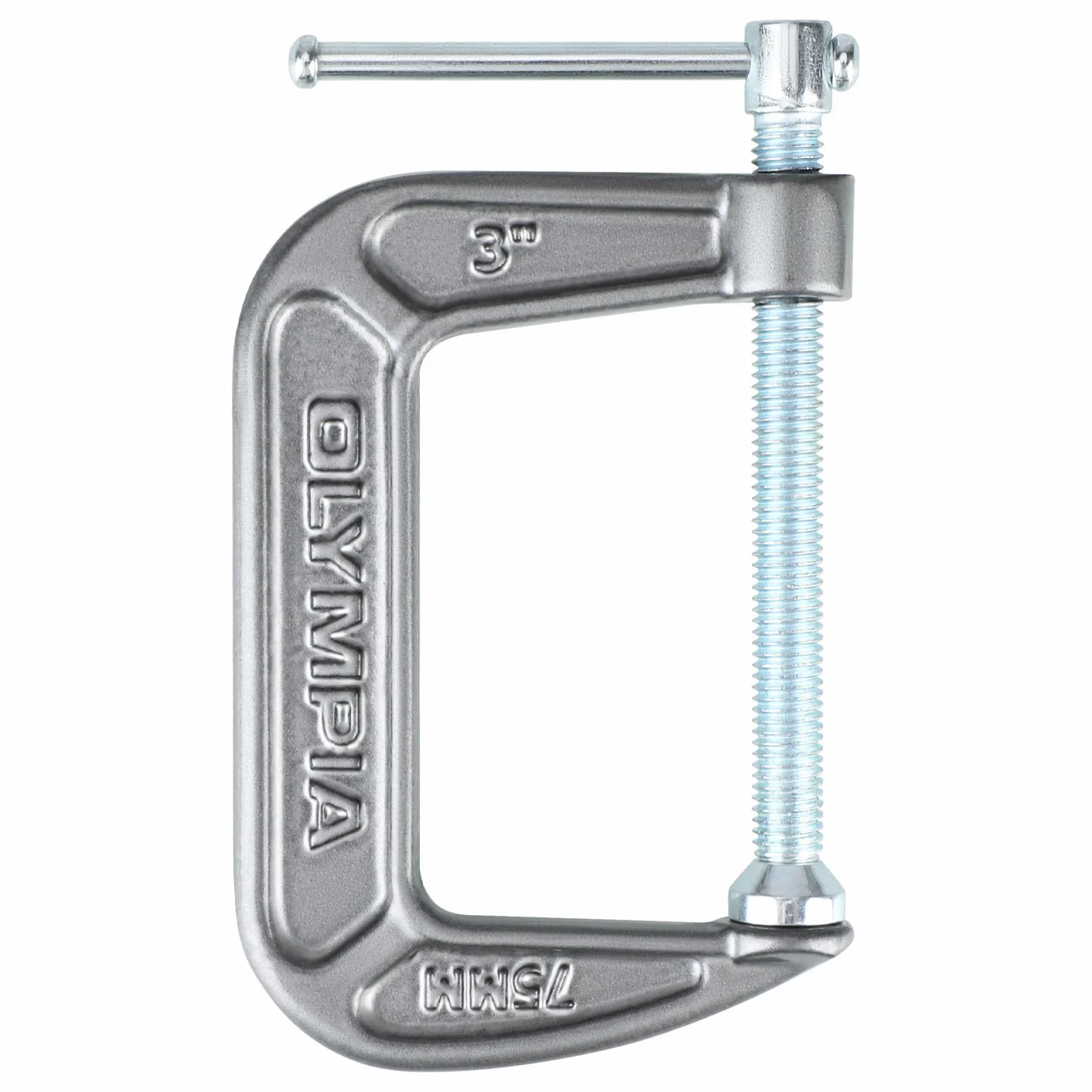 Olympia Tools Zaciski typu C żeliwne 7.6 cm 3 szt