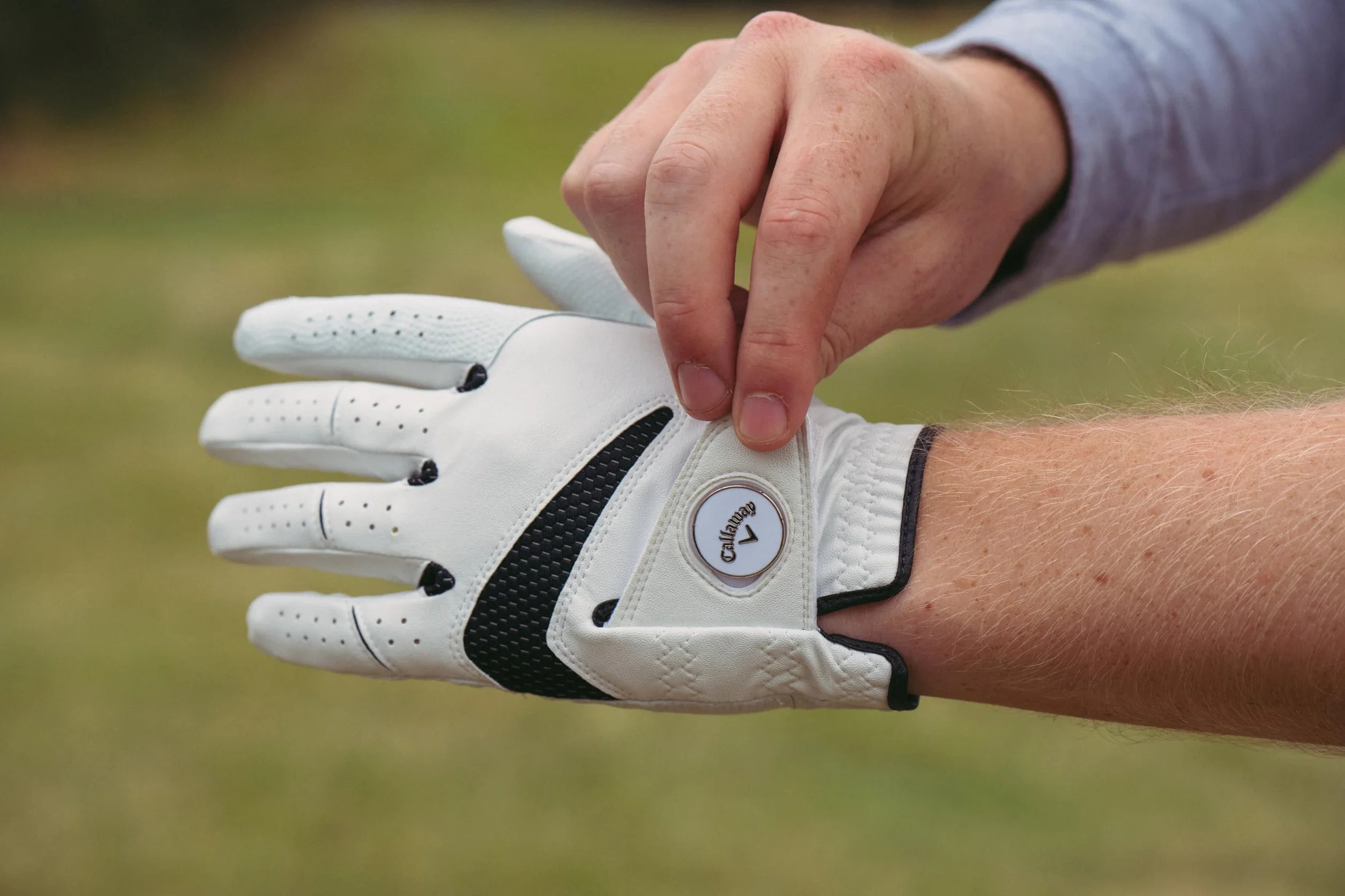 Callaway Golf Syntech męska rękawica golfowa 2025 - lewa ręka dla praworęcznego golfisty, L, biała