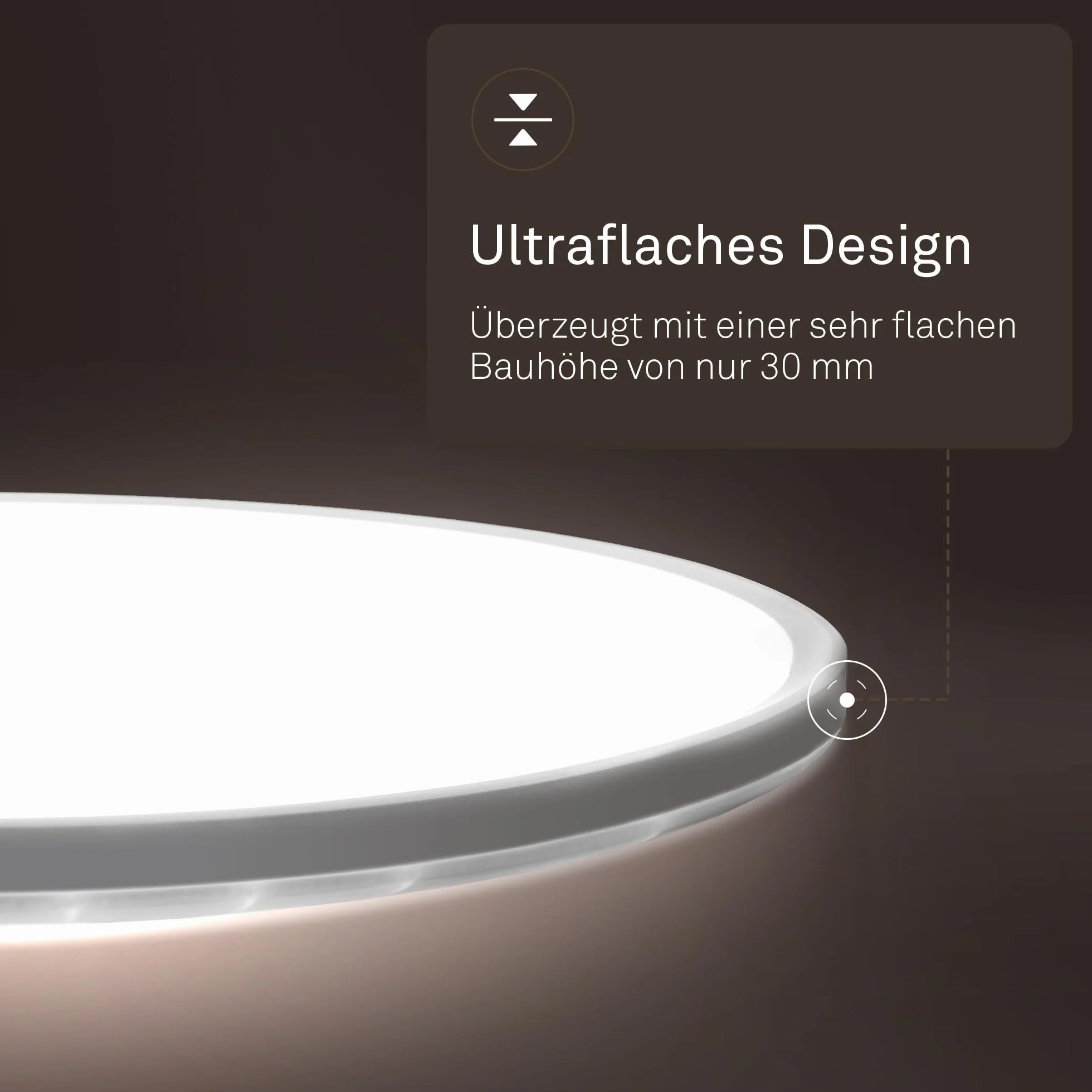 Panel LED B.K.Licht IP44 Lampa Sufitowa 29x3 cm Biały
