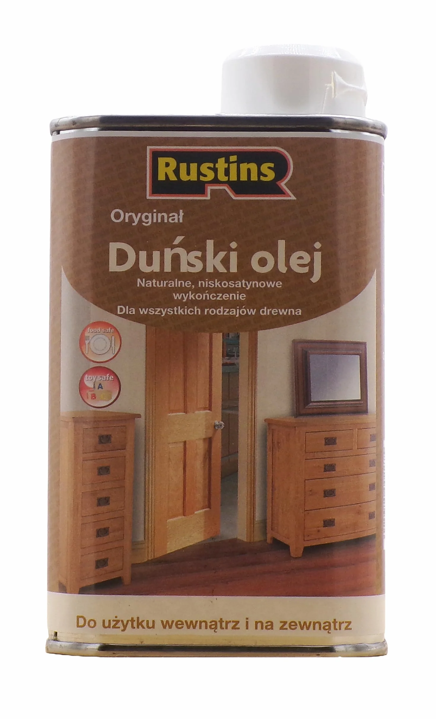 Rustin's Danish Oil duński olej do drewna przezroczysty 250 ml