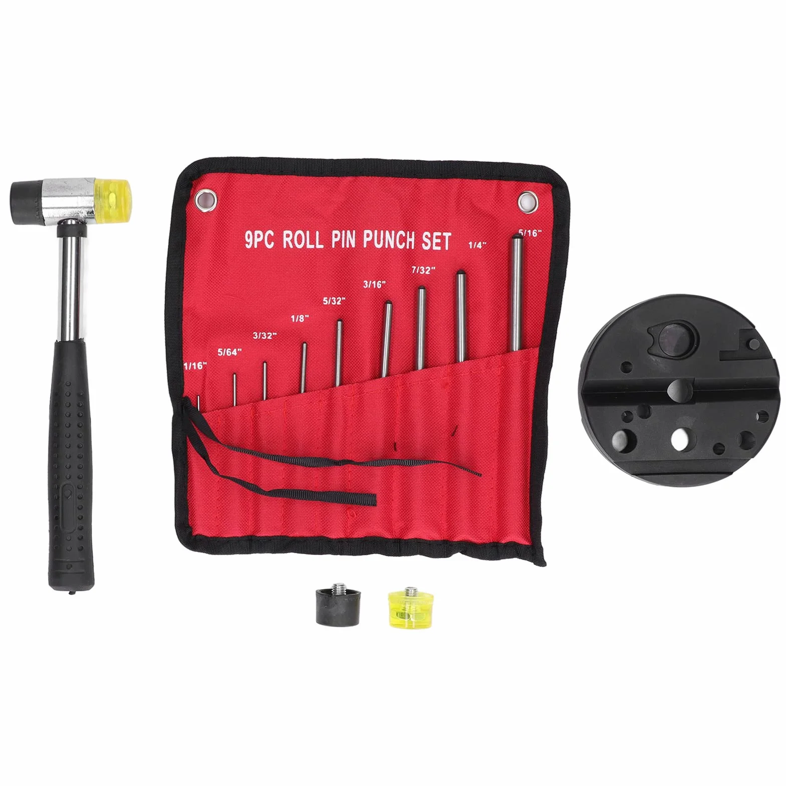 Fyearfly Roll Pin Punch Set, zestaw wybijników do sworzni, stal nierdzewna