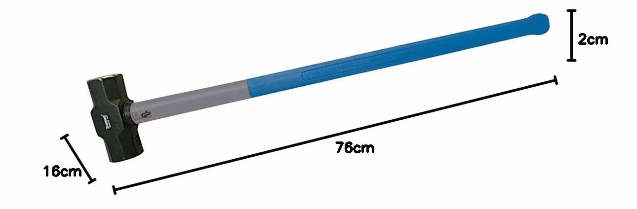 Silverline 656575 młotek kowalski z trzonkiem z włókna szklanego 3180 g