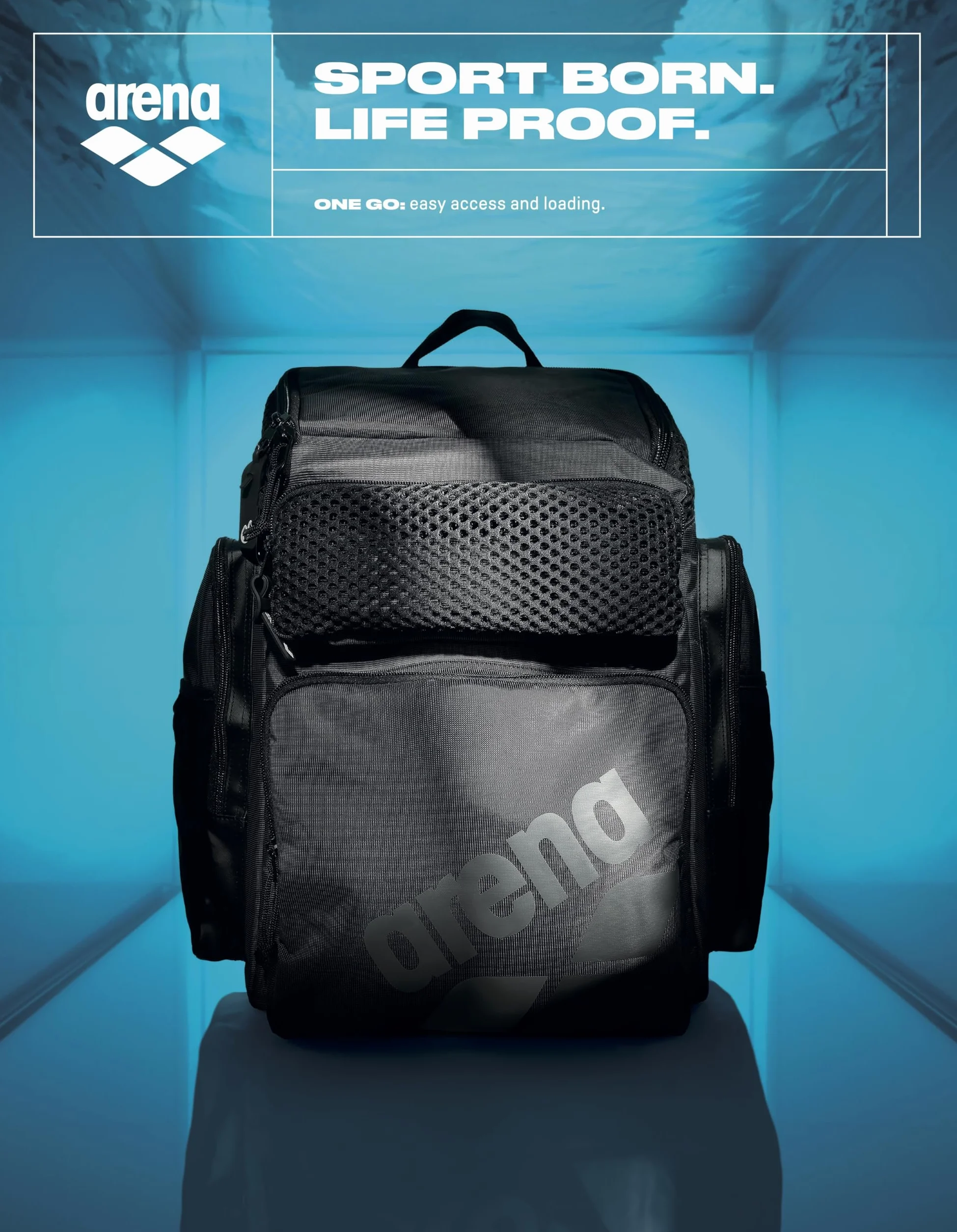 arena Plecak unisex One Go 45 l torby (1 szt.)