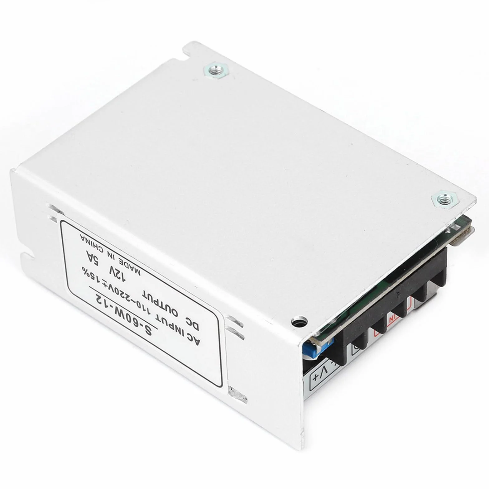 Zasilacz stabilizowany do taśm LED AC 100V ~ 240V DC 12V 5A 60W