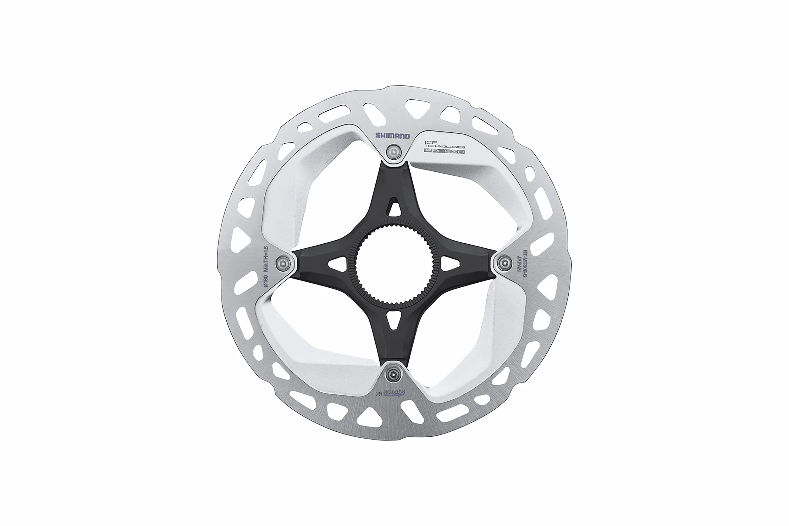 Shimano Uniseks Rtmt800S IRTMT800SE Tarcza Hamulcowa, Srebrny, 160 mm