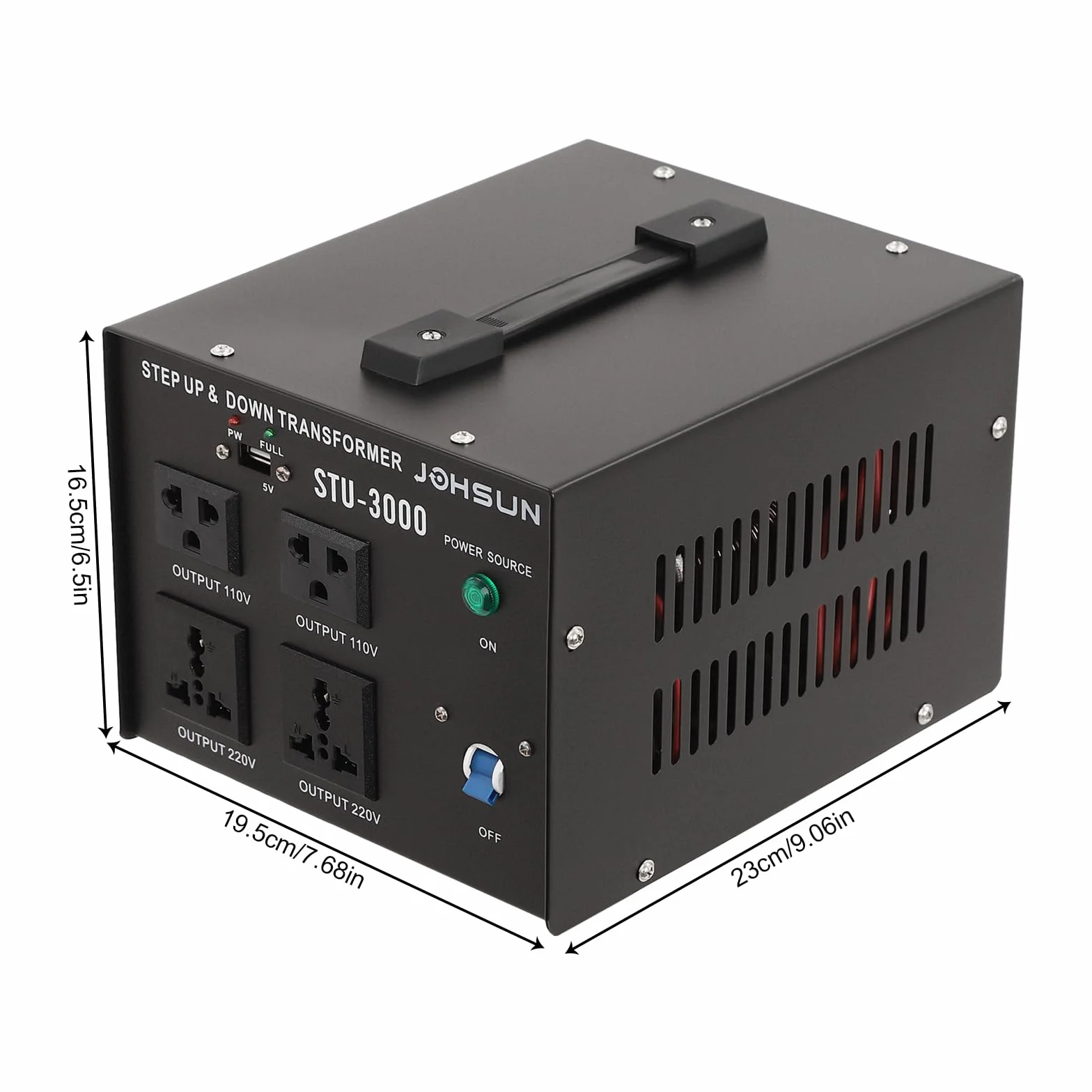 Przetwornica napięcia 3000 W 220 V⇋110 V step up down