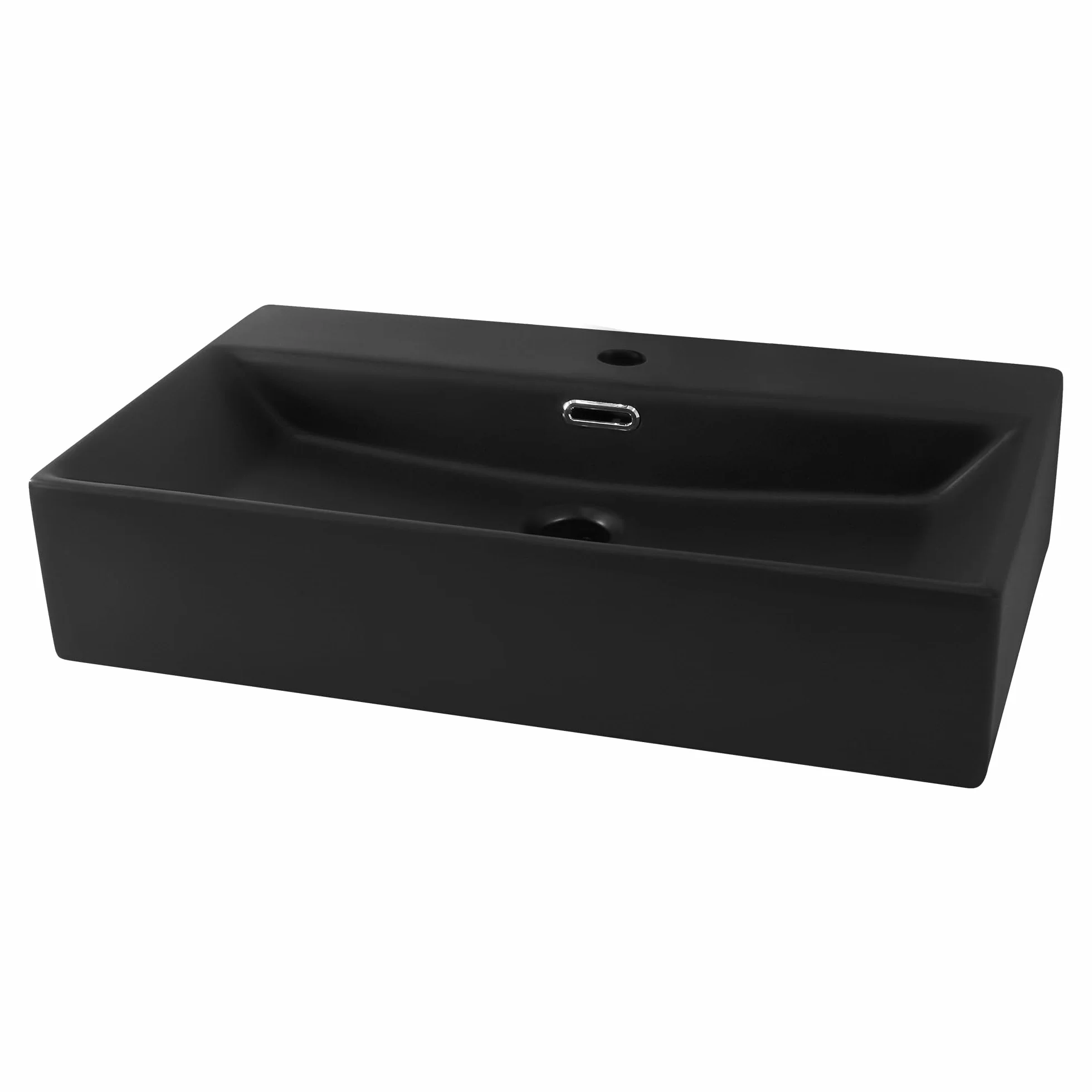 ML-Design Umywalka Kanciasta 600x365 mm Ceramika Czarny Mat