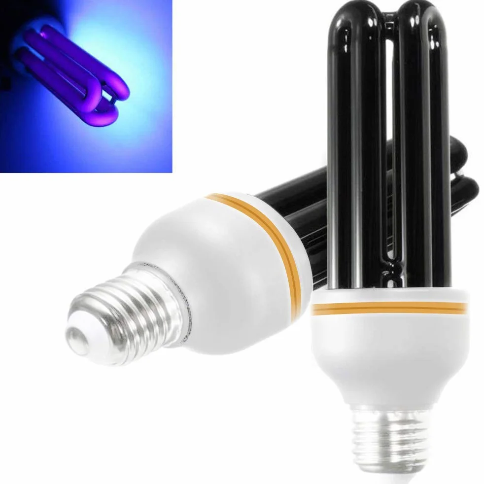 Światło UV E27 15 W CFL 110 V/220 V czarne do klubu nocnego