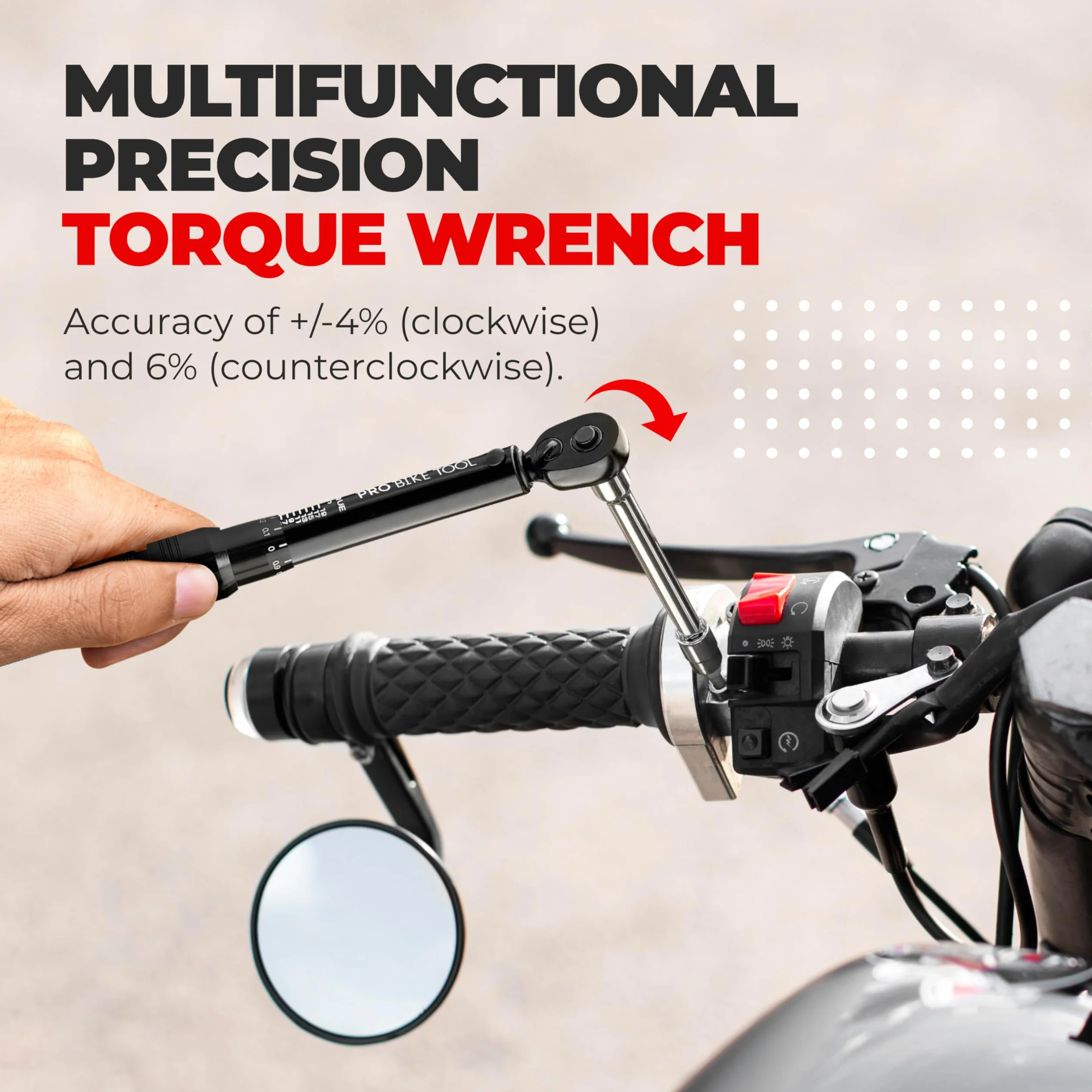Pro Bike Tool Zestaw kluczy dynamometrycznych do roweru czarny