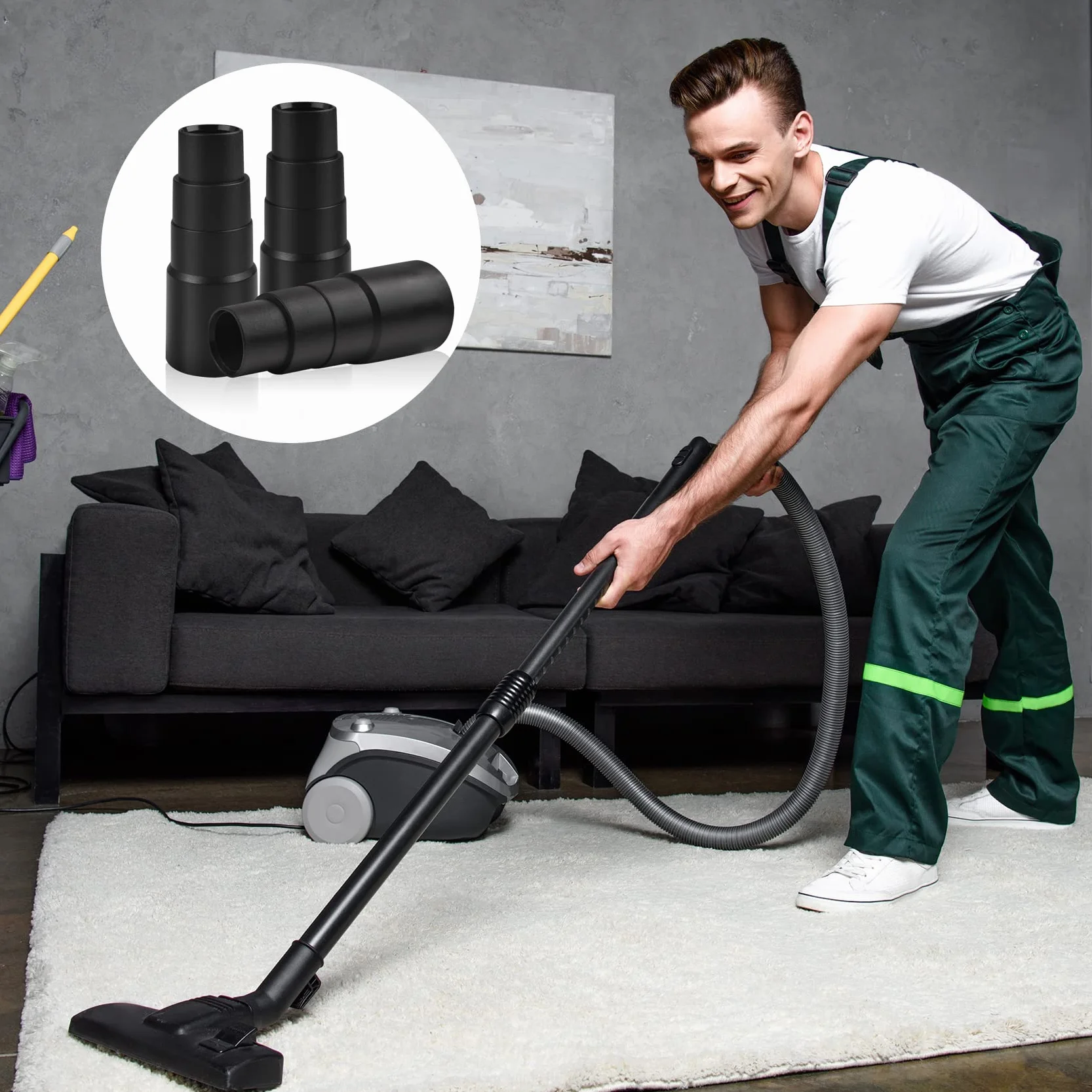 Makita Adapter Próżniowy 3 Szt. do Oczyszczacza i Elektronarzędzi