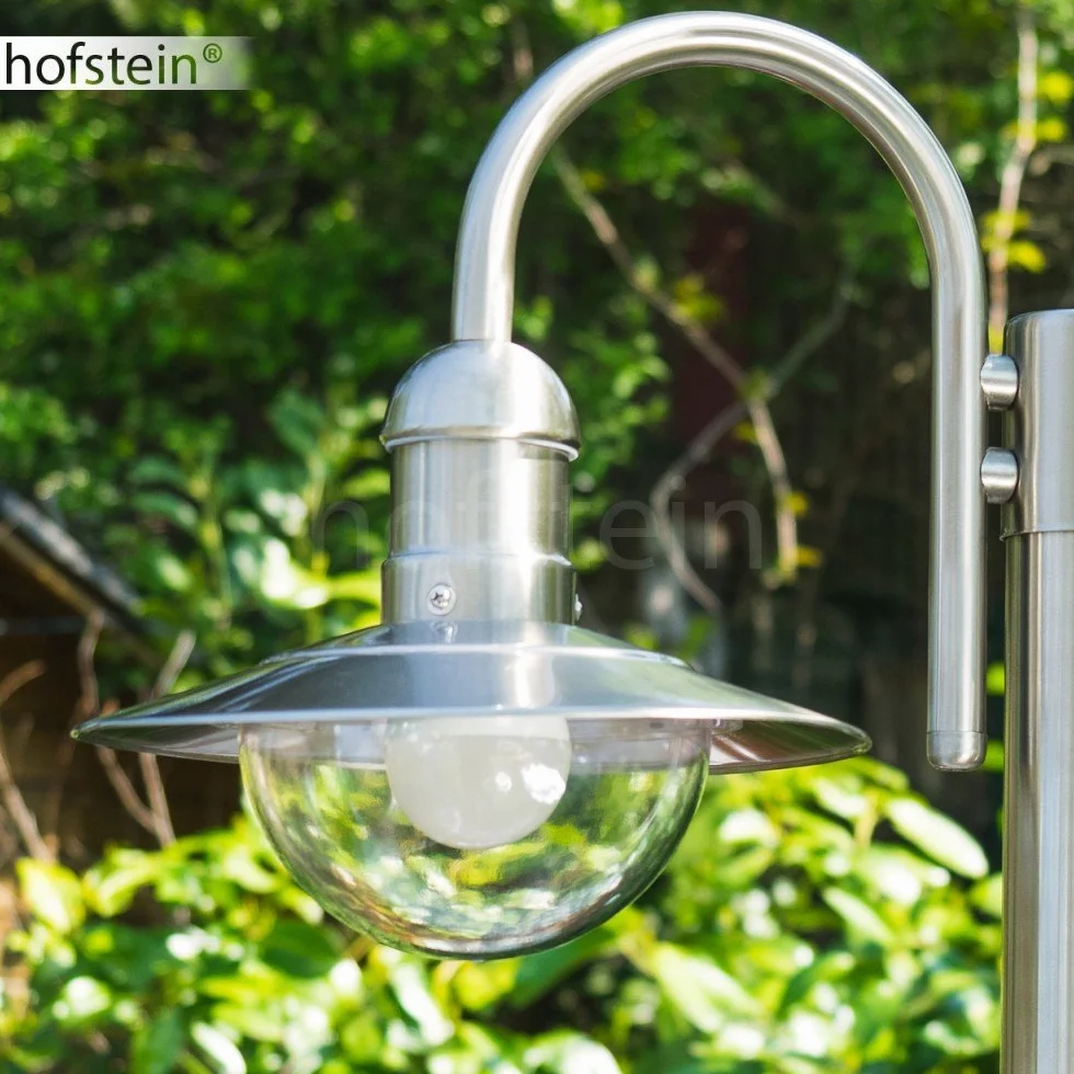 Lampa zewnętrzna Elima kandelabr stal nierdzewna 2-ramienna 200cm E27 IP44