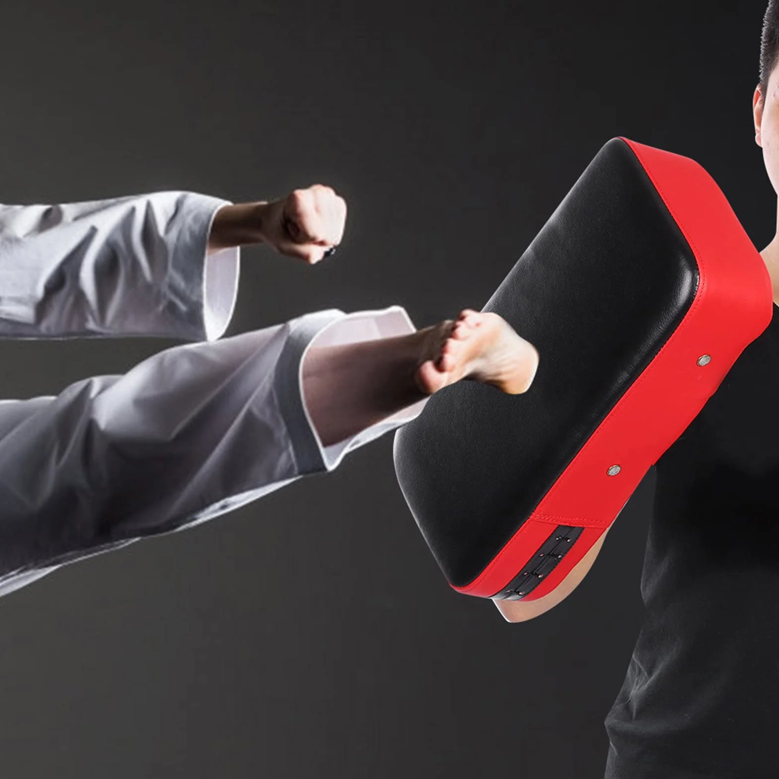 CHICIRIS Tarcza Bokserska Kick Pads, Taekwondo Boks Kopanie Strike Pad Dłonie Stopy Stopa Cel Wykrawanie Tarcza Treningowa