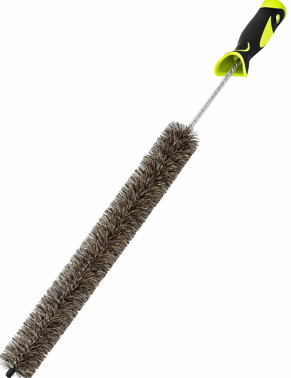 Szczotka do grzejników 81 cm z włosiem dzikim, elastyczna z skręconym drutem