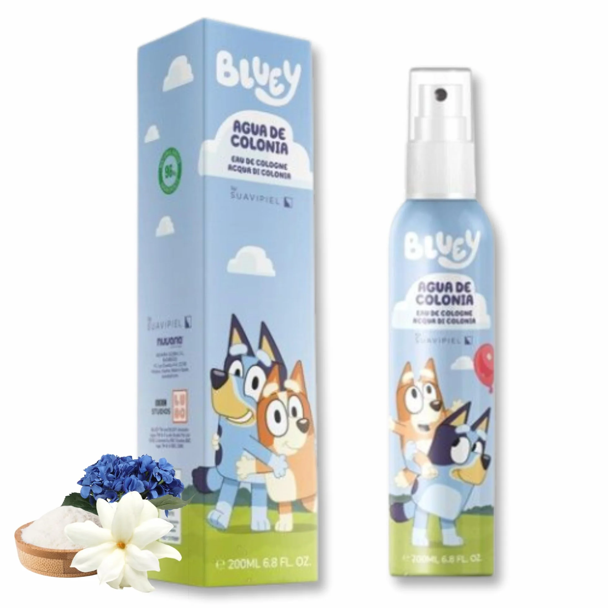 Woda toaletowa dla dzieci 200 ml | Perfumy dla chłopców i dziewcząt +3 lata | Świeży i zabawny zapach | Zapach owoców i kwiatów | Idealny do codziennego użytku