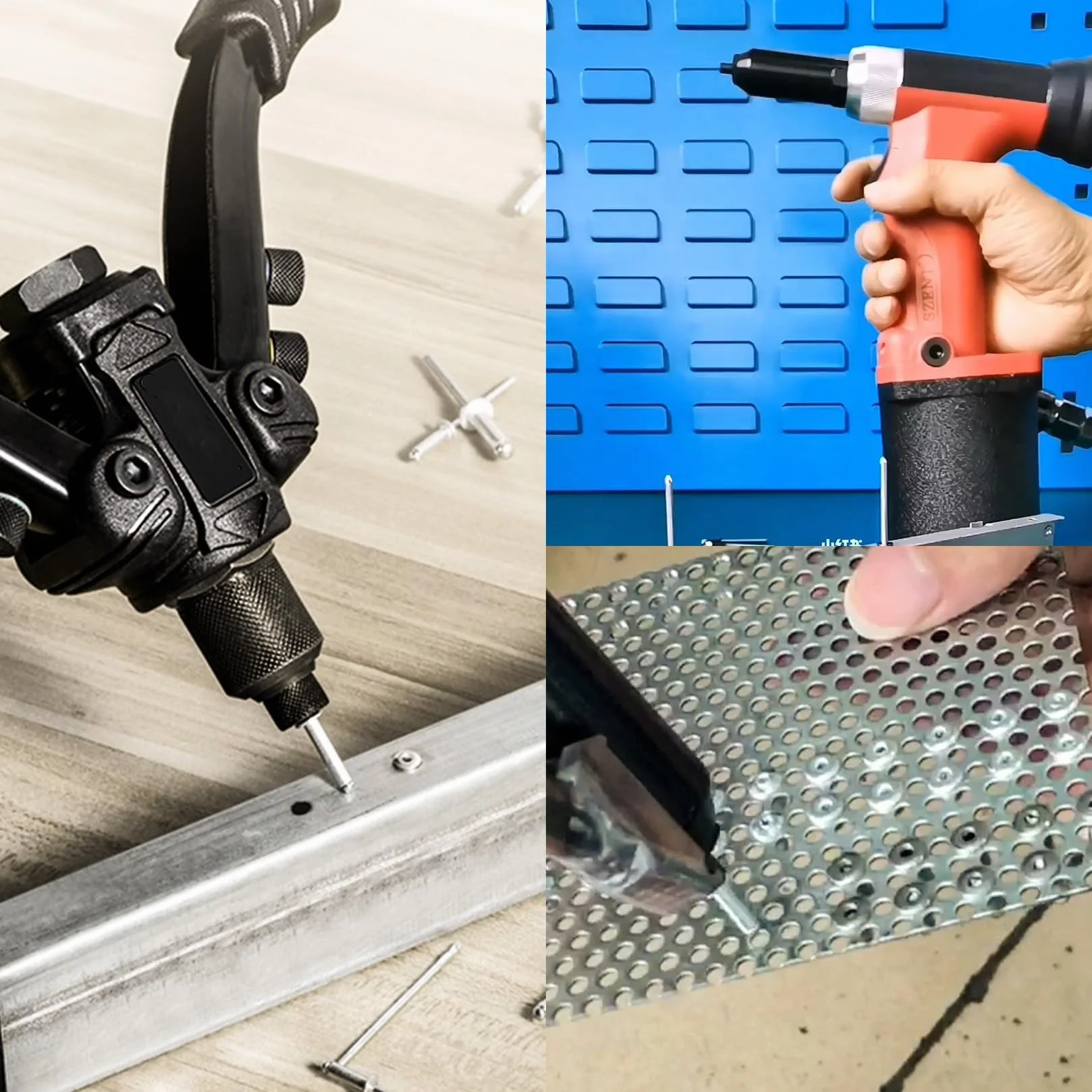 Zestaw 280 aluminiowych nitów zrywających M3 M4 M5 Pop 12 rozmiarów srebrne