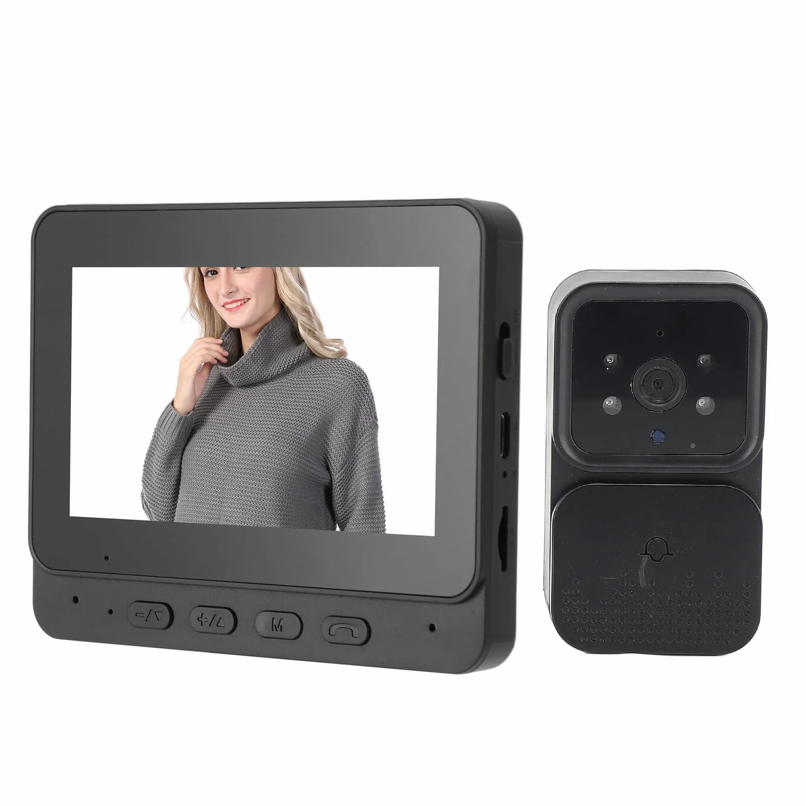 Bezprzewodowy wideodomofon WiFi Vsion z kamerą 1080P, dwukierunkowy domofon do mieszkań