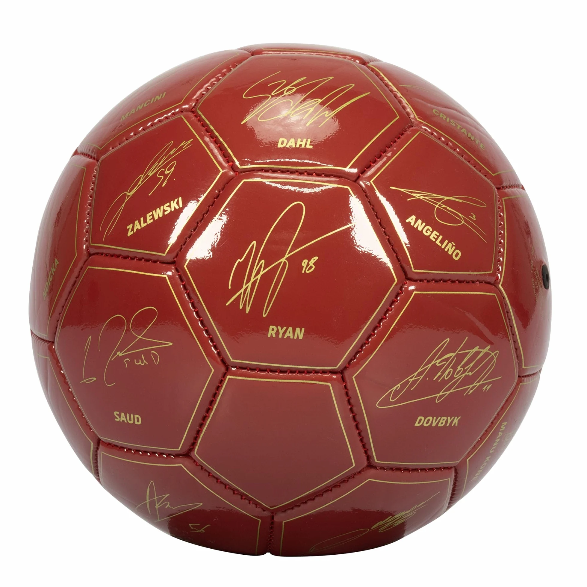 AS Roma Piłka nożna, rozmiar 1 (PVC) Signed