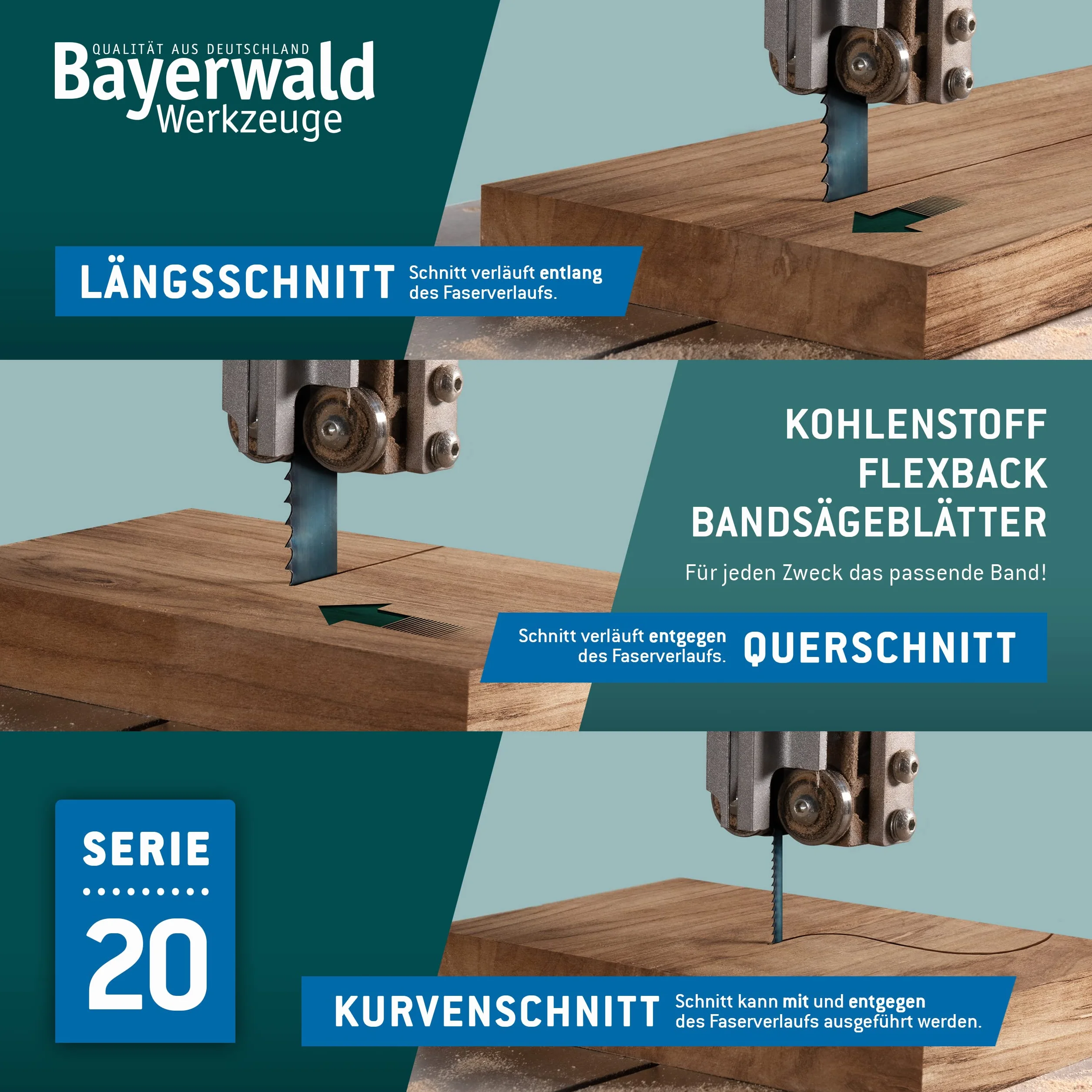 Bayerwald brzeszczot do piły taśmowej 1826 x 10 x 0,36 x 4