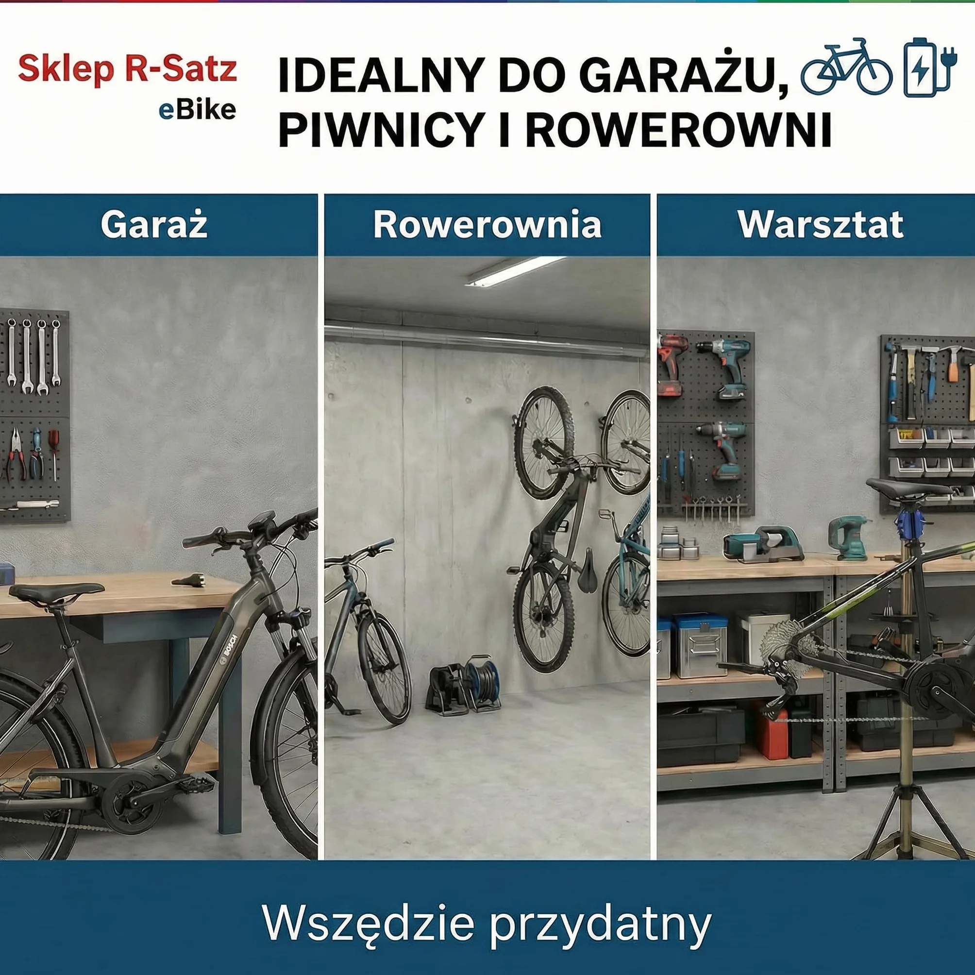Uchwyt ścienny do ładowarki Bosch E-Bike 4A Smart System akcesoria montażowe