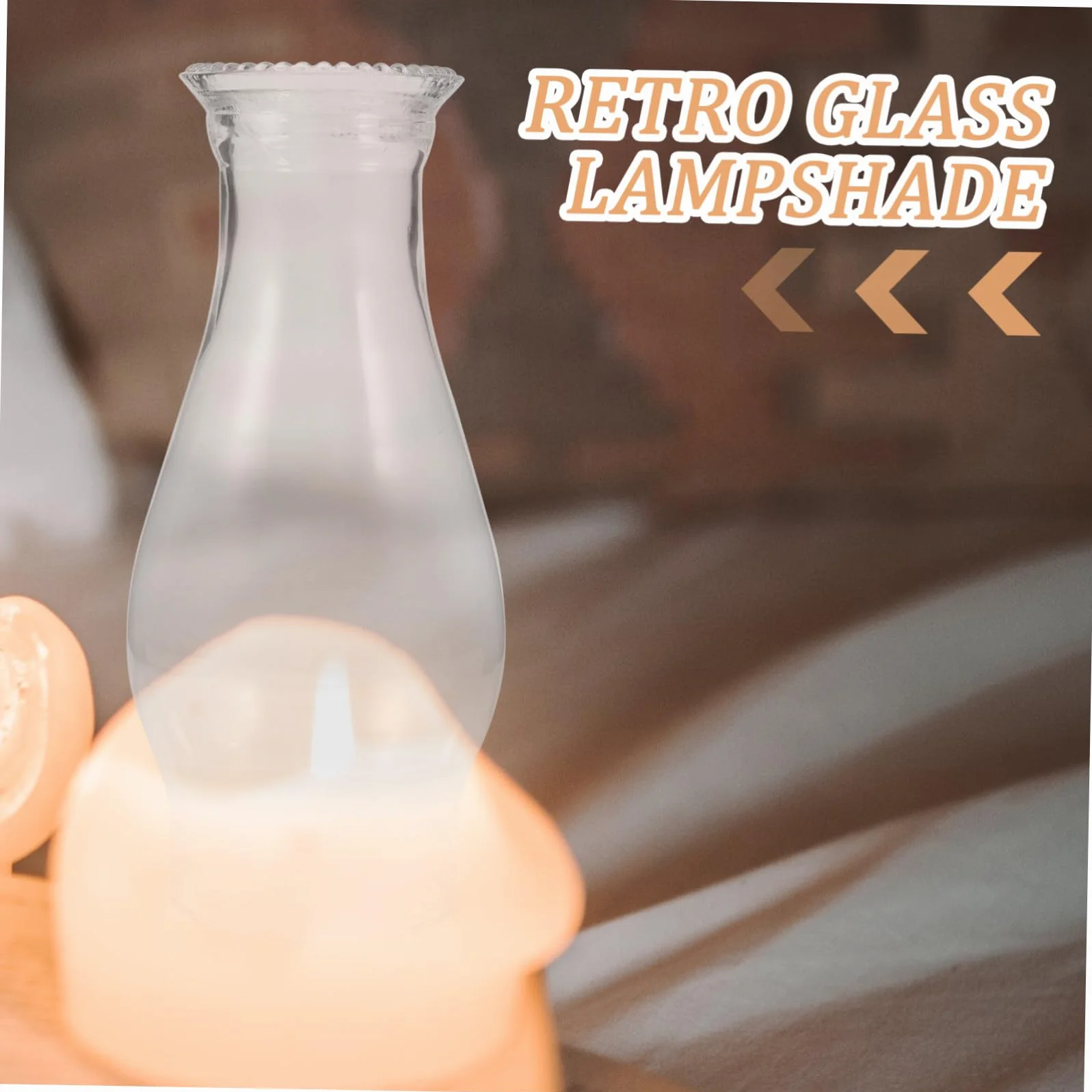 Przezroczysty Szklany Klosz Do Lamp Naftowych Wymienny Średnicy Uniwersalna Osłona Światła Retro Abażur