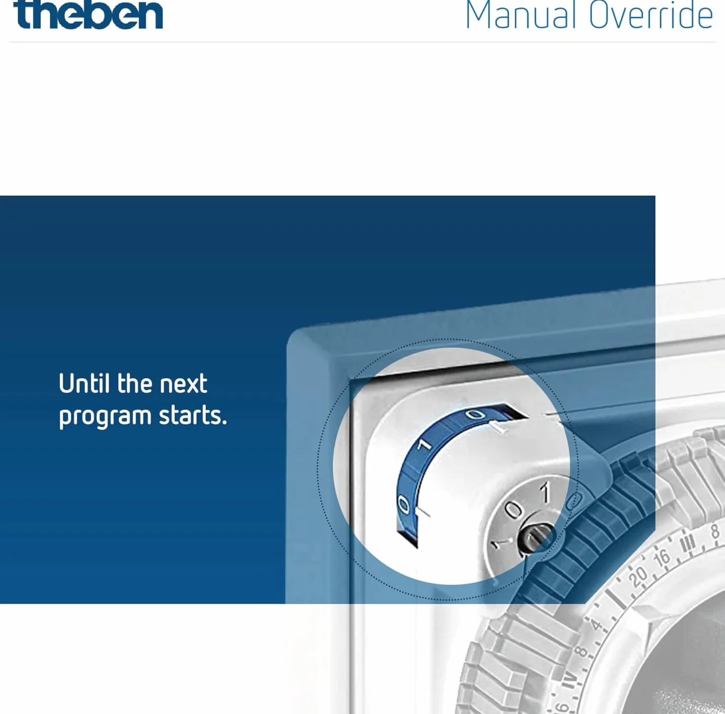 Theben 0260030 Timer 26 - analogowy, timer do gniazd, wtyczka programu czasowego, biały, do 400 W mocy przełączania LED