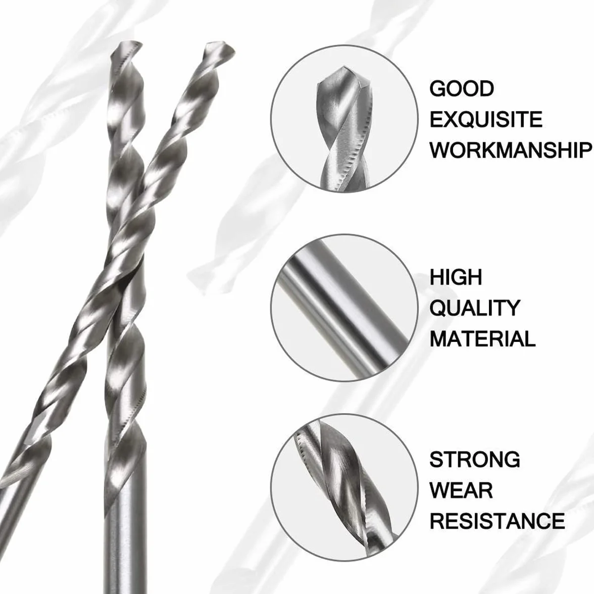 Wiertło do Metalu 200 mm x 3 mm Długie, do Drewna Tworzywa Sztucznego Aluminium