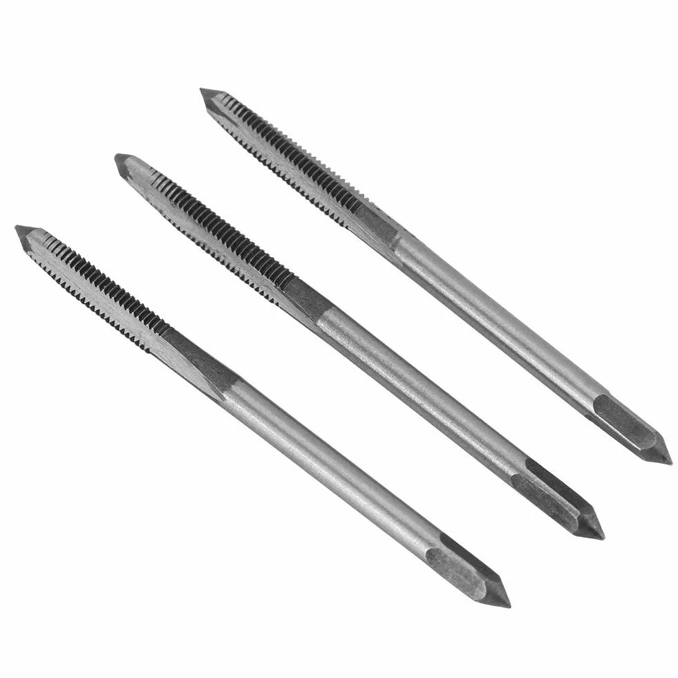 Gewindegewindebohrer M3 M4 M5 3 Stück Satz Lager Stahl Maschine Werkzeug Handwerkzeugzubehör