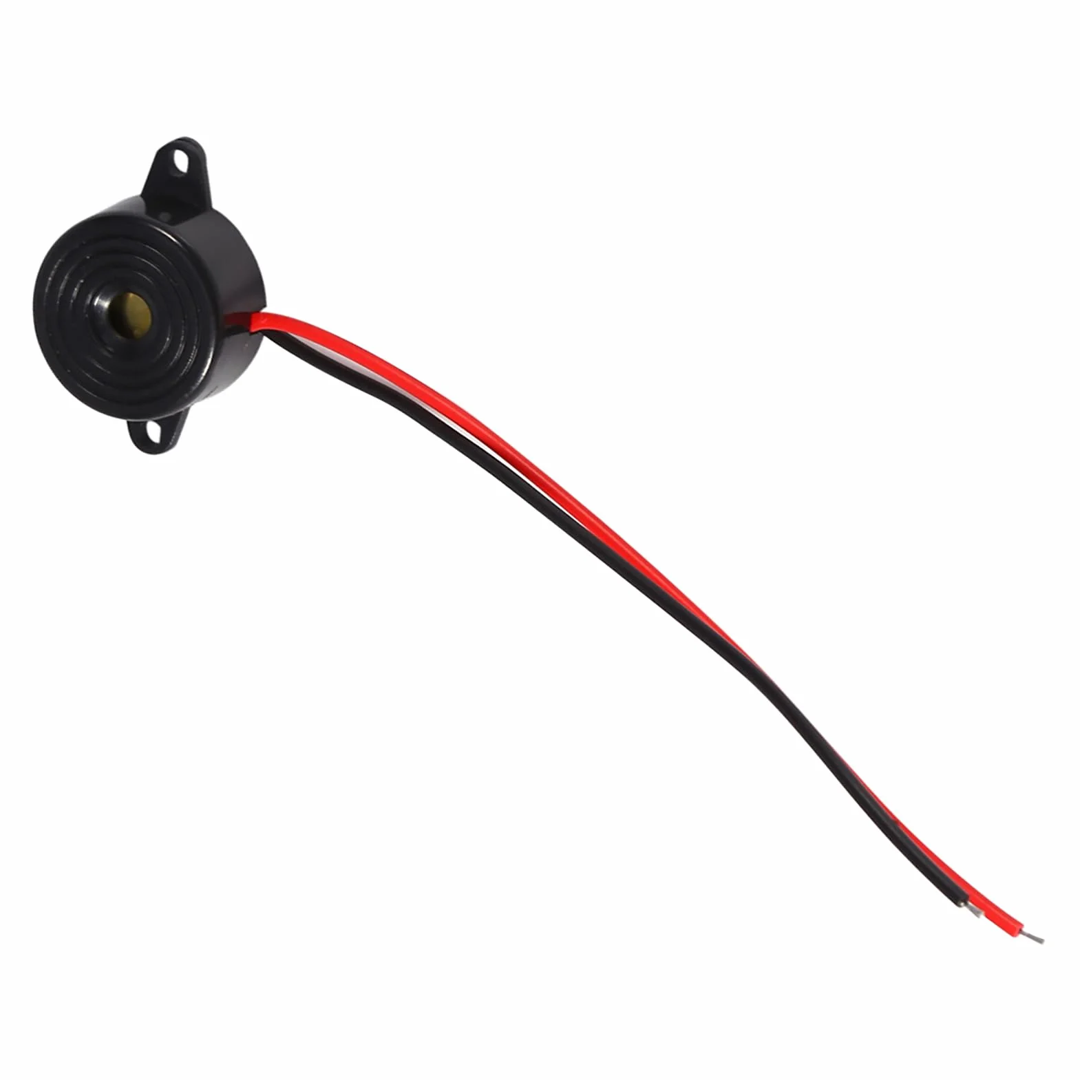 Buzzer Alarmowy, DC 3 do 24V Piezoelektryczny Buzzer Alarm Ciągły Dźwięk Długość Kabla 100mm Aktywny Piezoelektryczny Buzzer Alarm, Piezoelektryczne Przetworniki