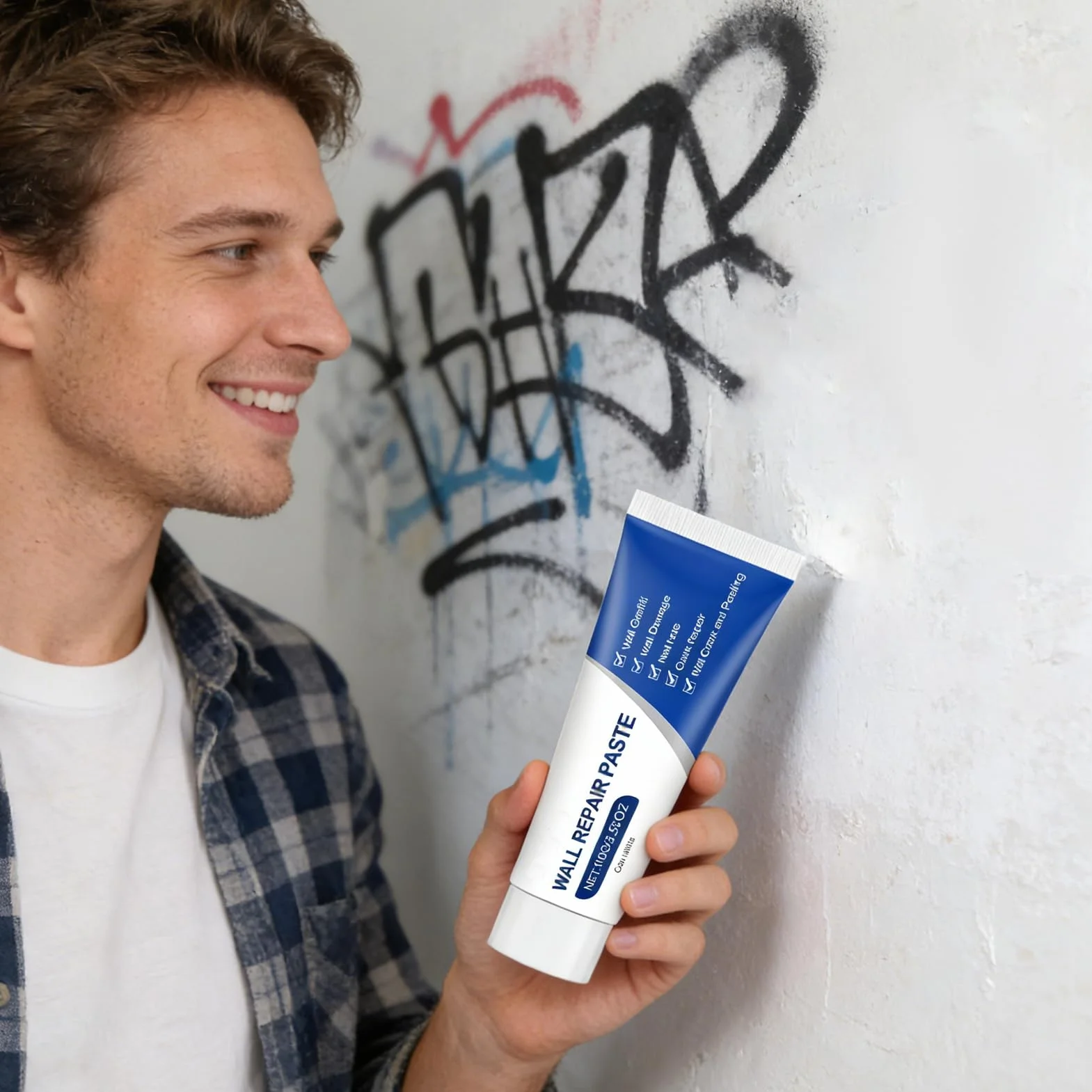 Wall Repair Kit, Drywall Patch Paste, Easy Filler for Hole Repair, Home Accessories, Handy Tool for Wall Fixing