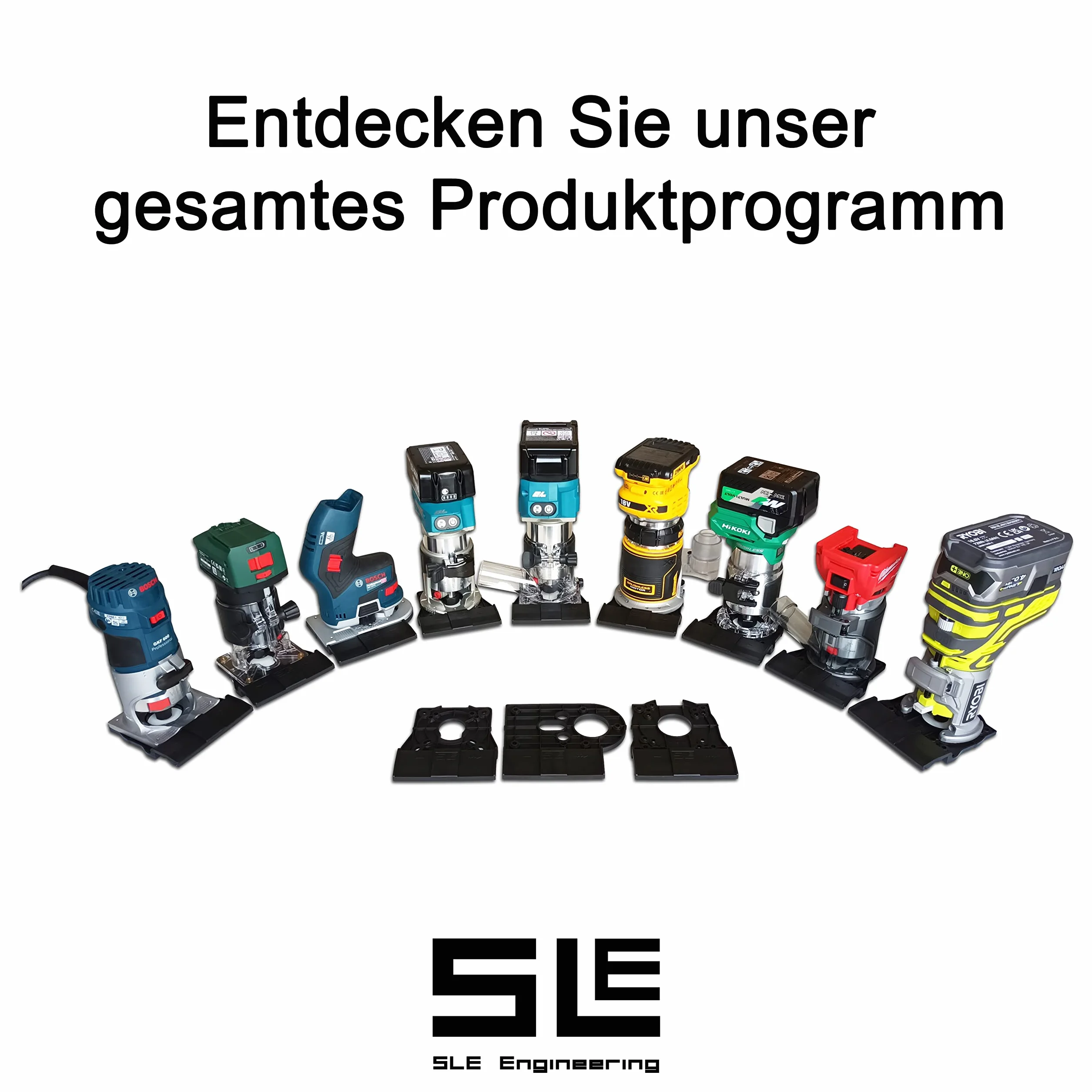 Bosch AdvancedTrimRouter 18V-8 adapter szyny prowadzącej do Makita/Bosch/Festool