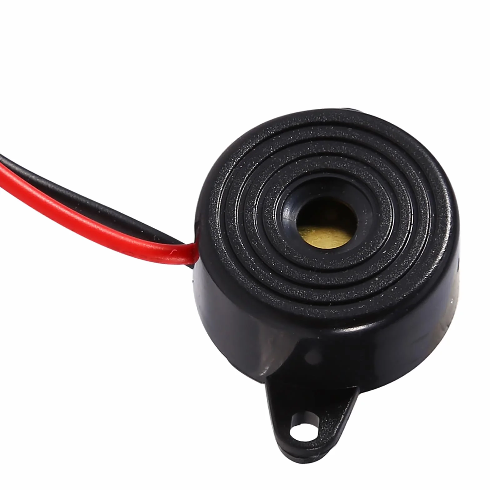 Buzzer Alarmowy, DC 3 do 24V Piezoelektryczny Buzzer Alarm Ciągły Dźwięk Długość Kabla 100mm Aktywny Piezoelektryczny Buzzer Alarm, Piezoelektryczne Przetworniki