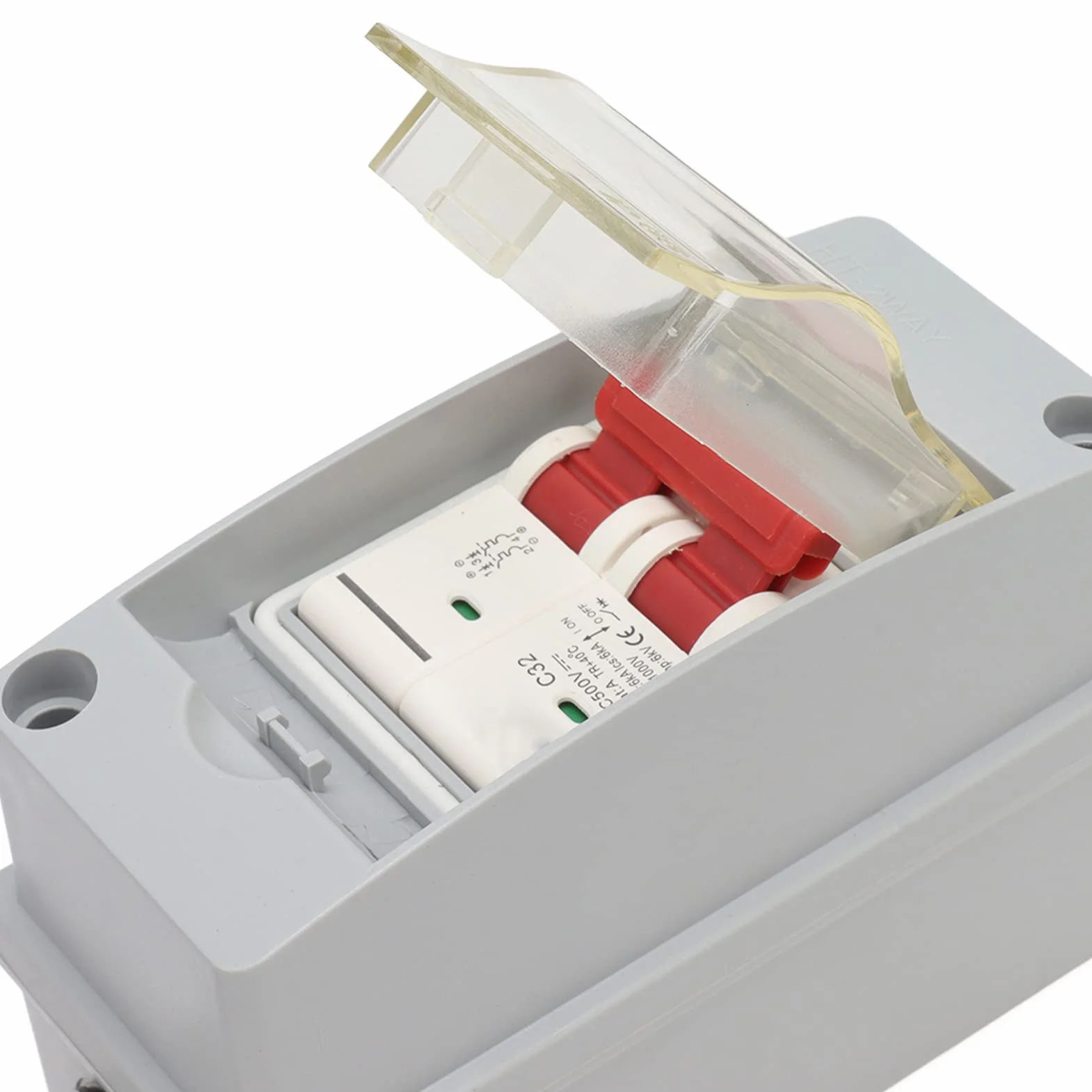 Wyłącznik Automatyczny MCB 2P DC 500V 32A IP65 Odłącznik ze skrzynką rozdzielczą